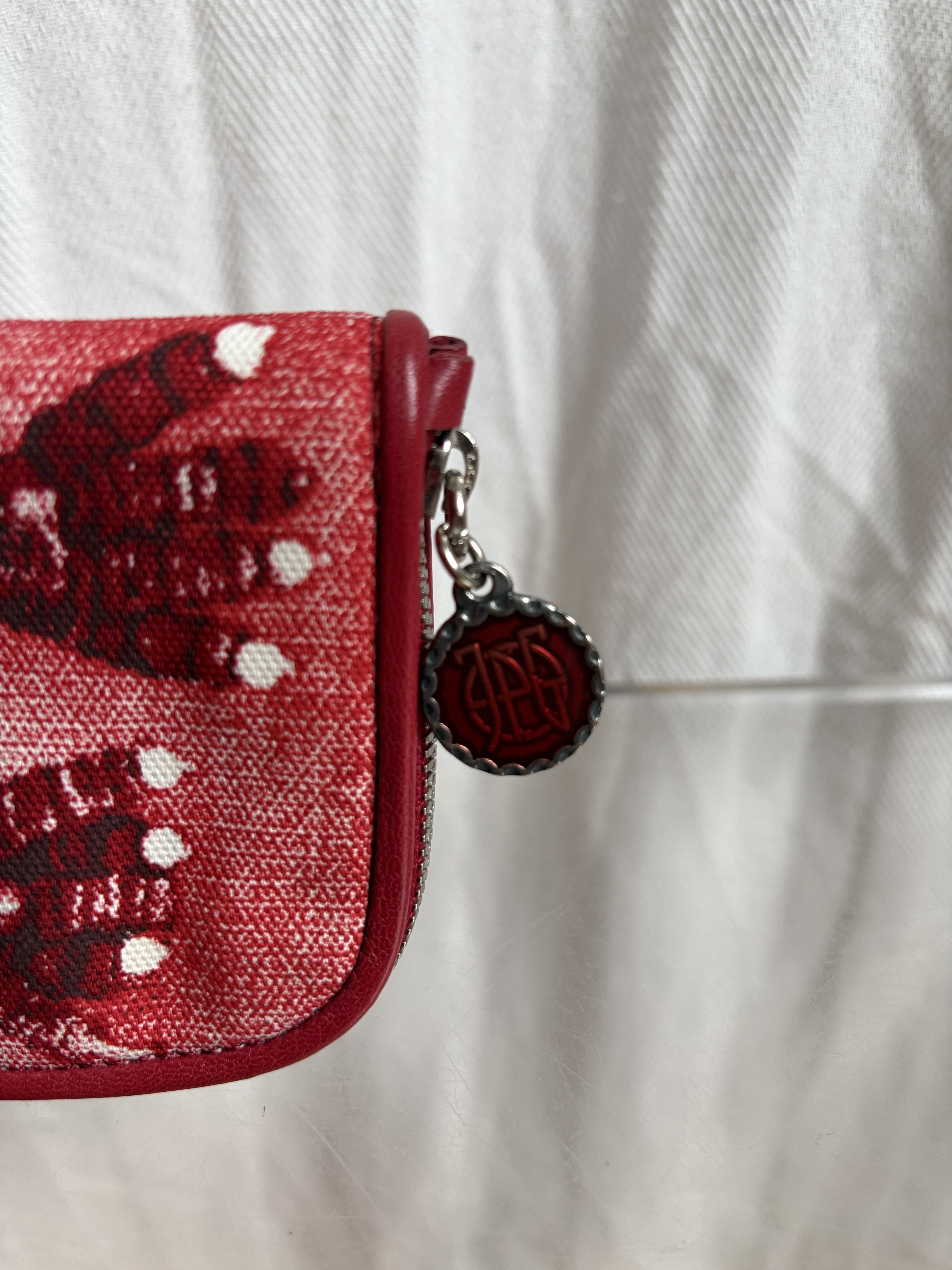 Jean Paul Gaultier 90s Pom Pom Canvas Wallet Size ONE SIZE - 2 Thumbnail