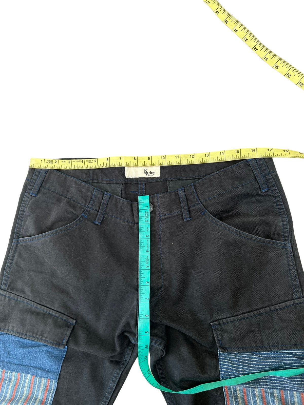 Vintage Vintage Swing Incomp Japan Hybrid Fade Black Cargo Trouser Size US 32 / EU 48 - 2 Thumbnail