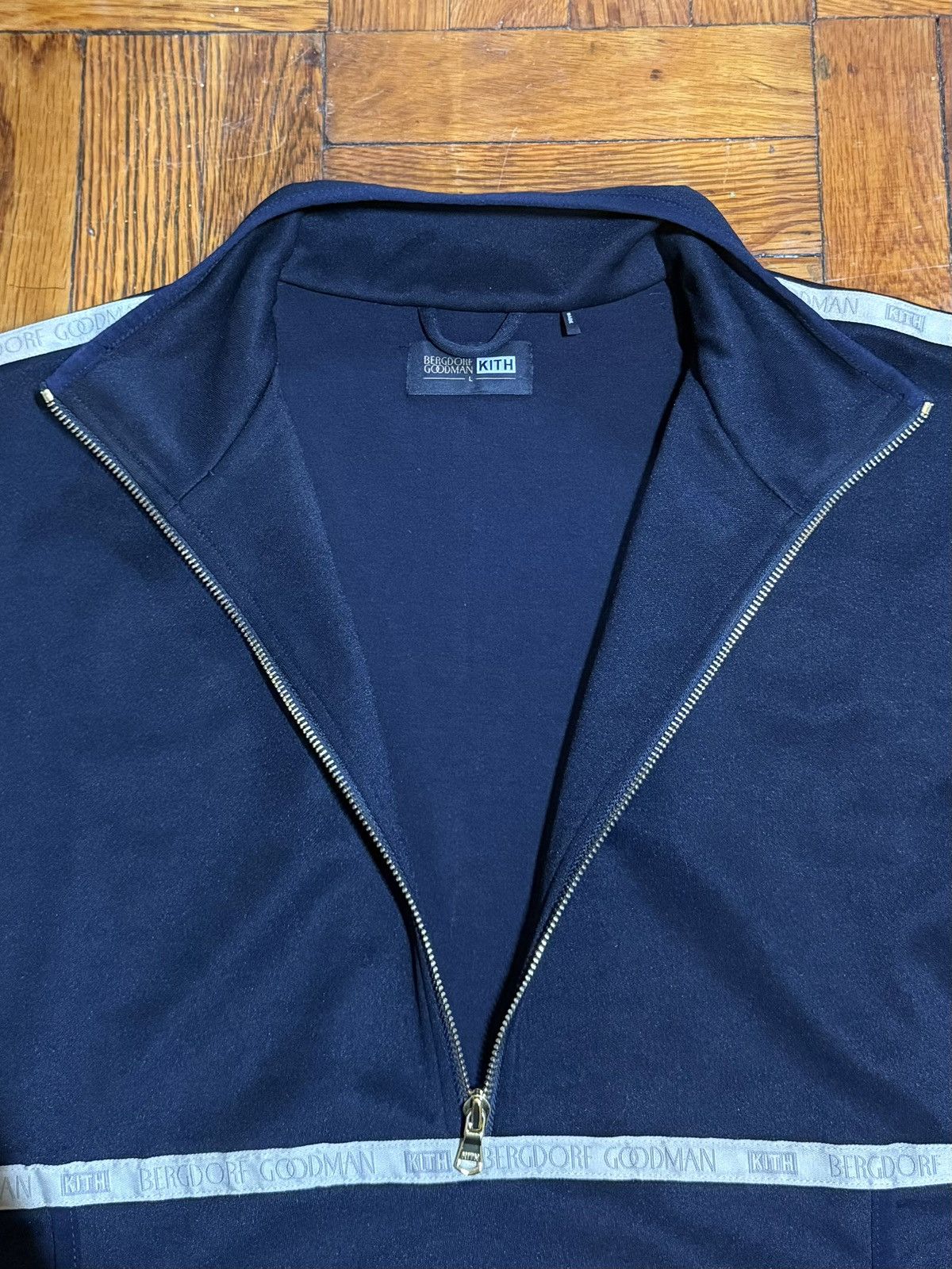 Bergdorf Goodman × Kith Kith x Bergdorf Goodman Half Zip Track Jacket Size US L / EU 52-54 / 3 - 2 Thumbnail