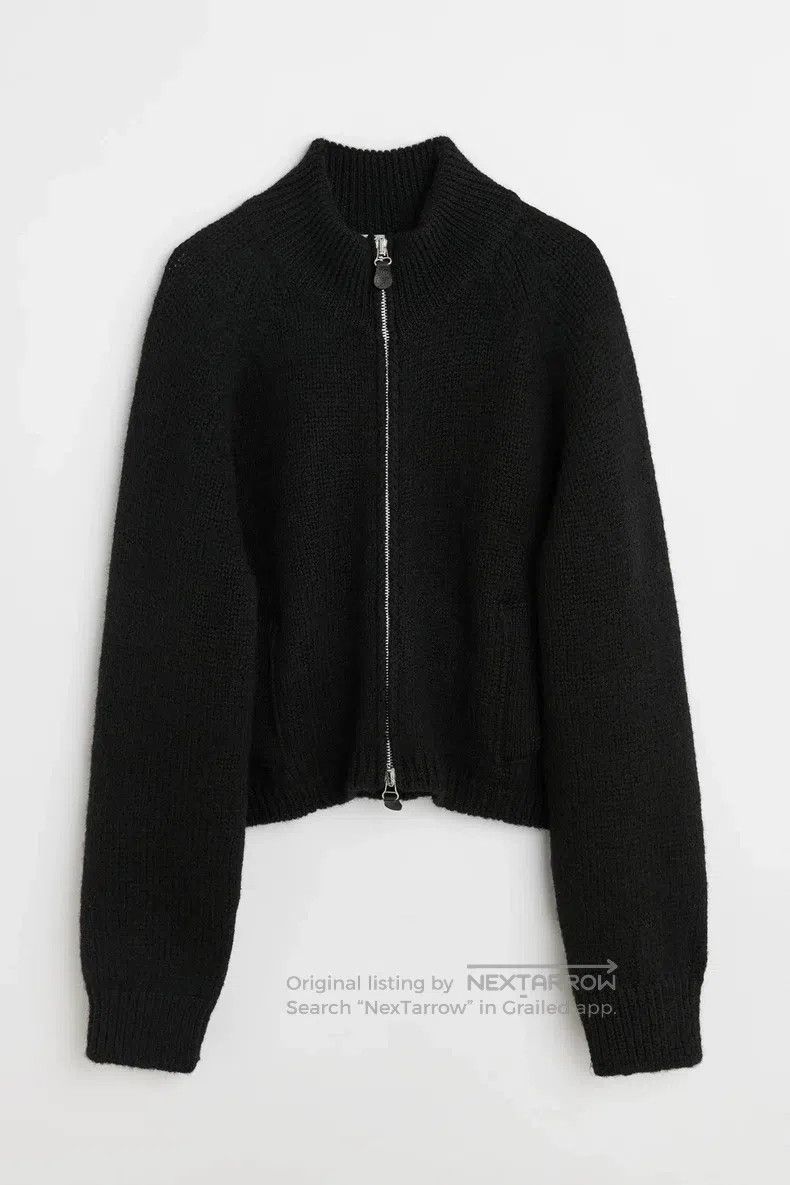 Our Legacy Our Legacy Black Two-Way Zip Knit Sweater Size US M / EU 48-50 / 2 - 1 Thumbnail