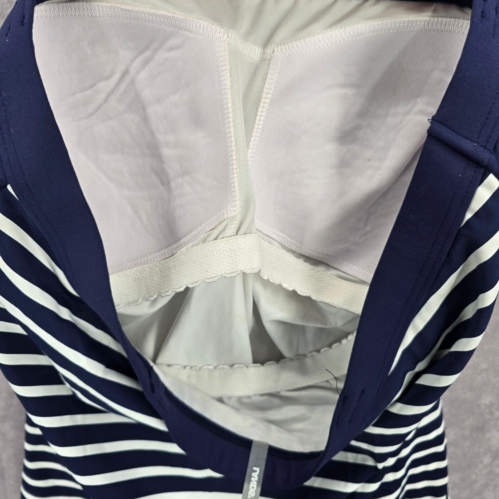 Lands' End Lands End Blue Stripe Tube Swimwear Top Medium M 10 Size M / US 6-8 / IT 42-44 - 5 Thumbnail