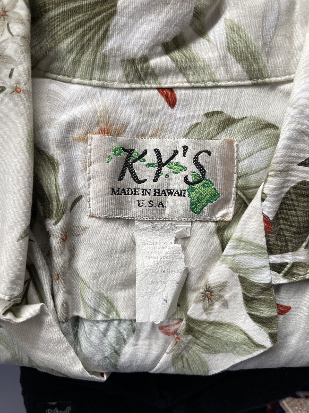 Vintage KY’s VINTAGE HAWAIIAN SHIRT WHITE S Size US S / EU 44-46 / 1 - 5 Thumbnail