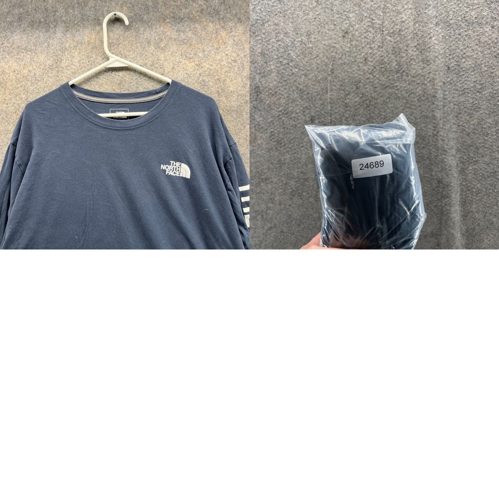 The North Face The North Face Shirt Men 2XL Blue Crew Neck Long Sleeve T-Shirt Logo Casual All Seasons Regular Fit Men Size US XXL / EU 58 / 5 - 9 Thumbnail