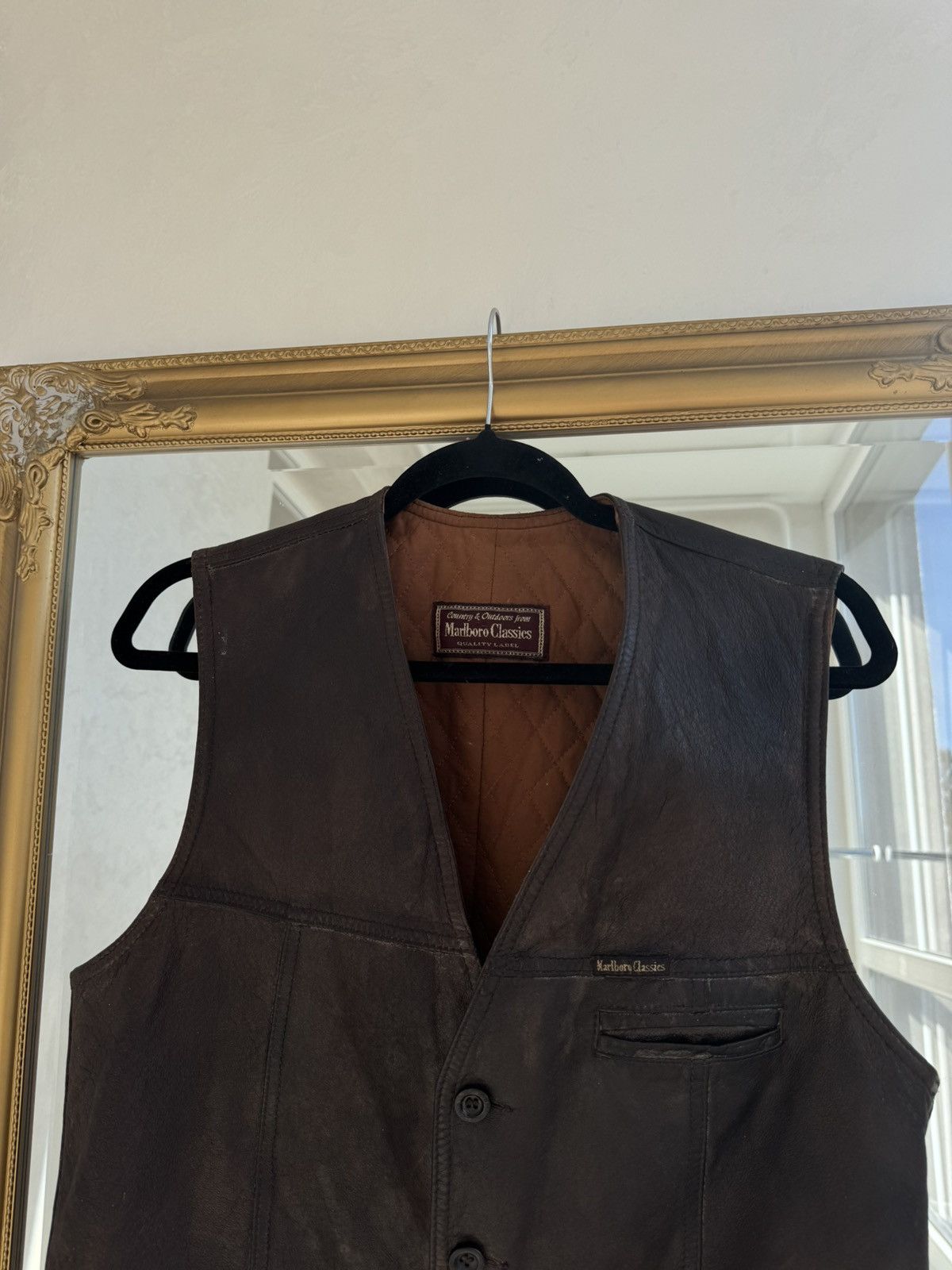 Marlboro Marlboro leather vest vintage 90s Size US S / EU 44-46 / 1 - 2 Thumbnail