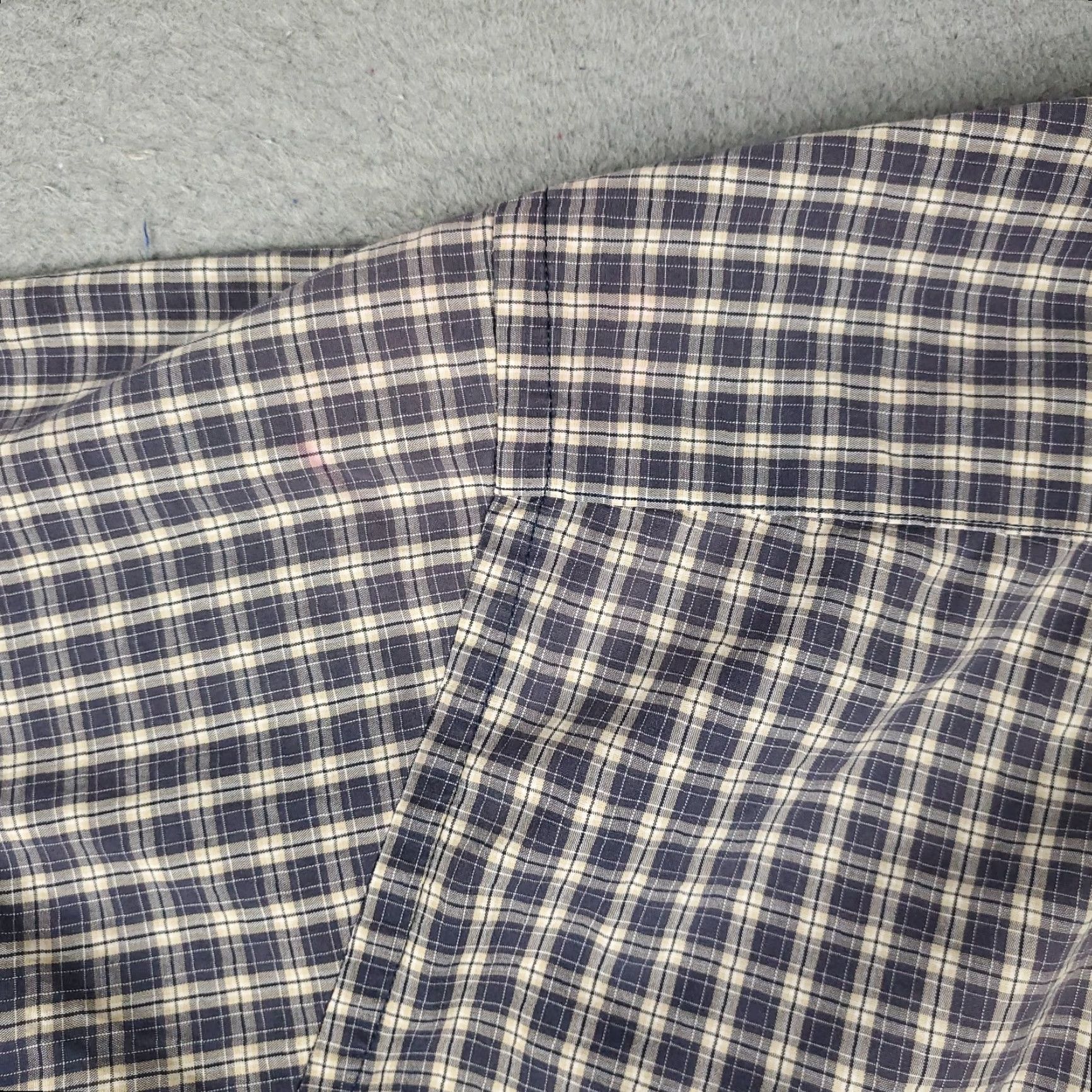 Tommy Hilfiger Tommy Hilfiger Gray Plaid Button-Up Shirt Men’s Medium Short Sleeve Casual Size US M / EU 48-50 / 2 - 7 Thumbnail