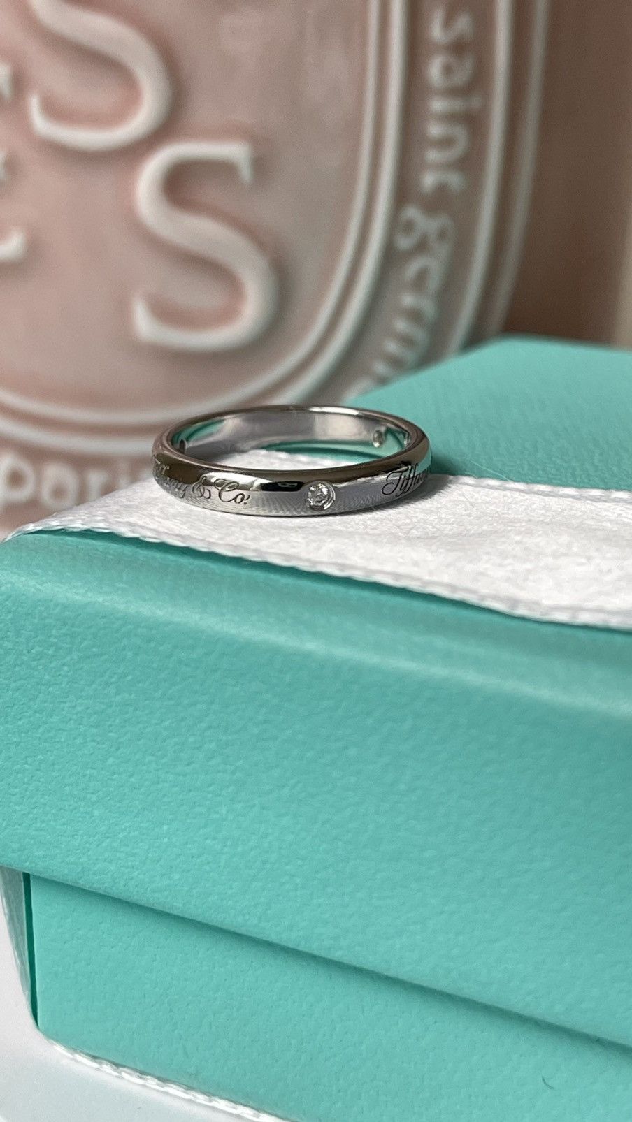 Tiffany & Co. Tiffany & Co. Notes Lucida Dia Ring Platinum 5.5 NEW $1245 Size ONE SIZE - 19 Thumbnail