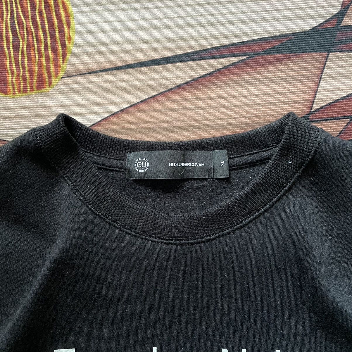 GU × Undercover Vintage GU Undercover Freedom Noise Sweatshirt Size US XL / EU 56 / 4 - 4 Thumbnail