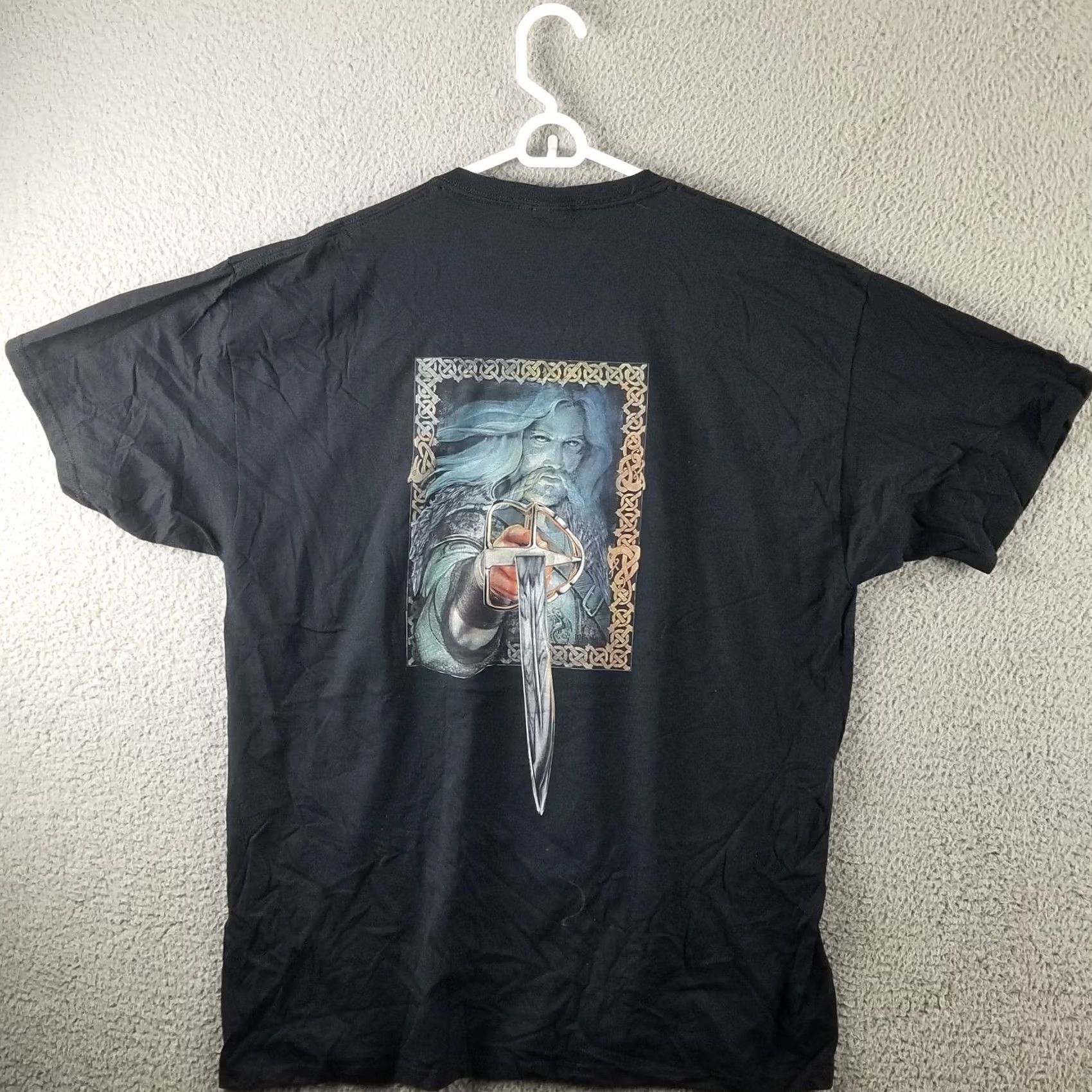 Vintage Vintage Highlander Shirt Men XL Black Tee Movie Promo Double-Sided Logo T-Shirt Mens Size US XL / EU 56 / 4 - 2 Thumbnail