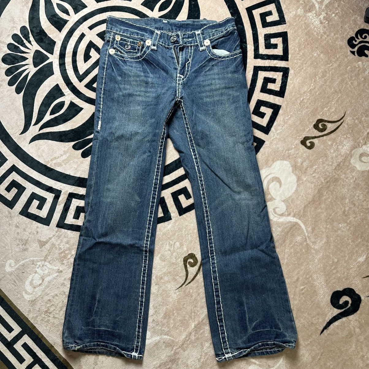 True Religion Vintage True Religion Big Stiching Denim Size US 32 / EU 48 - 3 Thumbnail