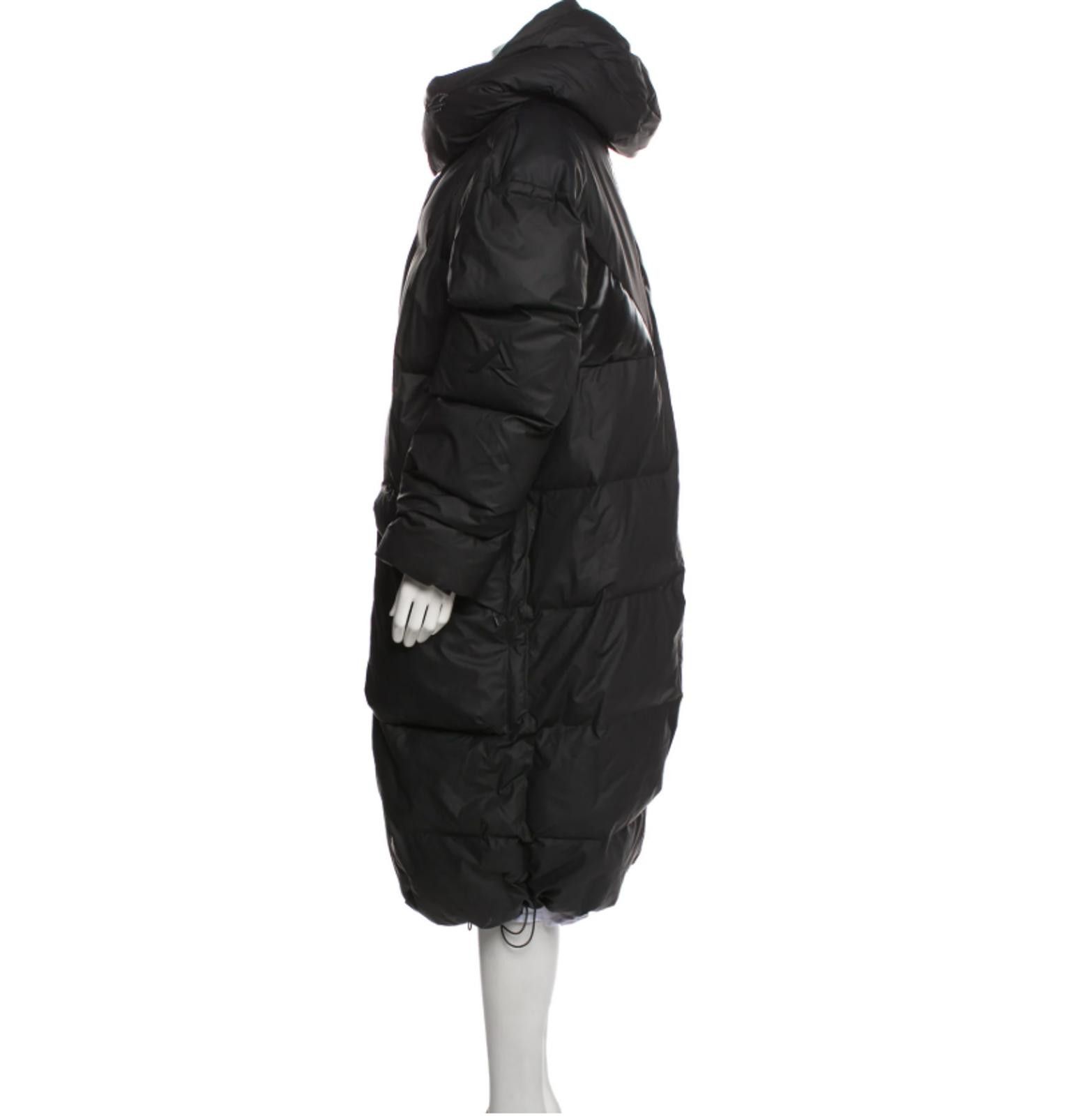 Rains Rains Harbin Long Puffer Coat in Black Sz L Size L / US 10 / IT 46 - 2 Thumbnail