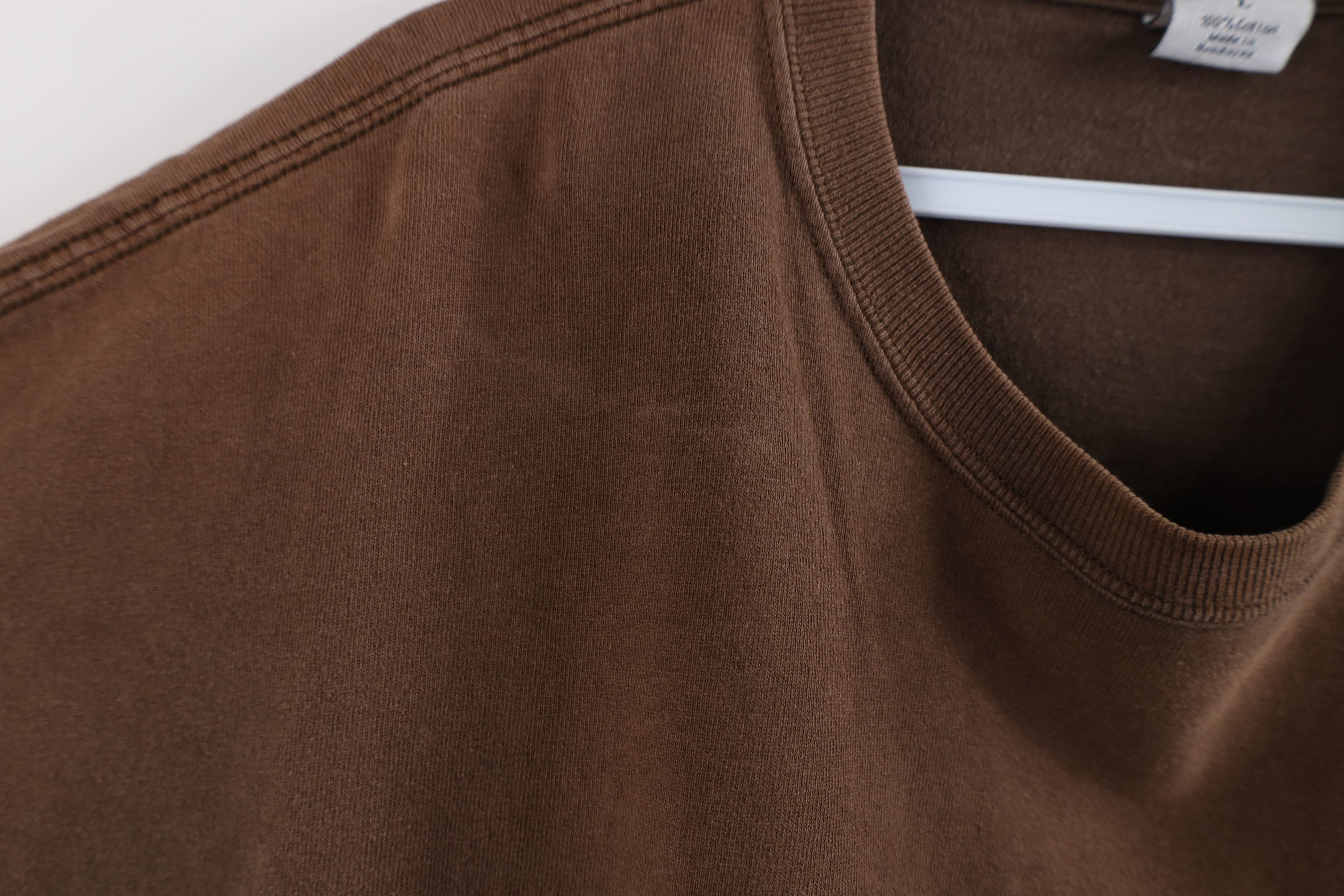 Carhartt × Vintage Vintage Carhartt Spell Out Sun Faded Heavy T-Shirt Brown Size US L / EU 52-54 / 3 - 7 Thumbnail