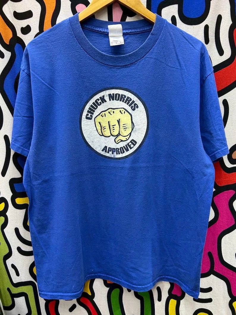 Vintage Vintage 2000s Chuck Norris tshirt size L Size US L / EU 52-54 / 3 - 2 Thumbnail