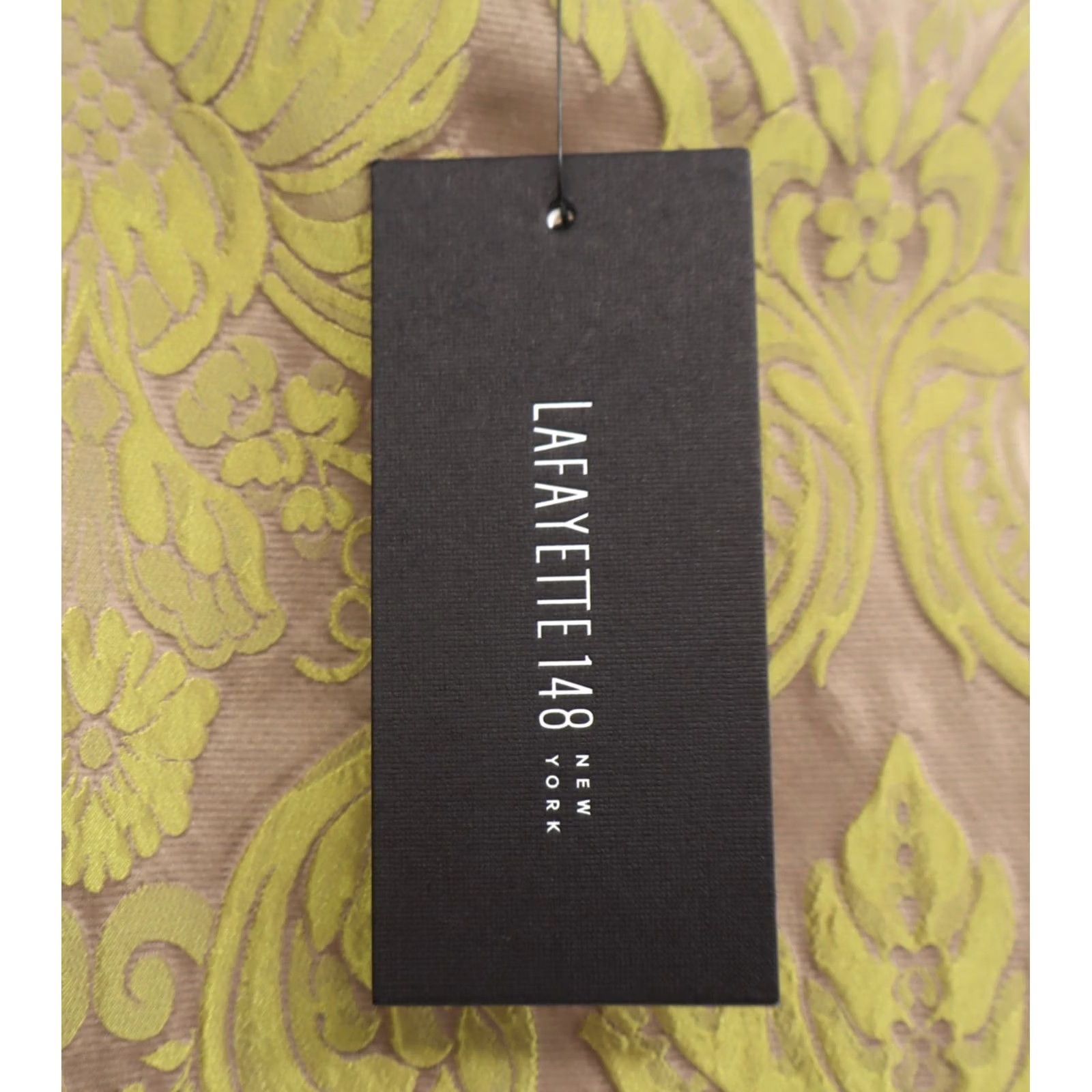 Vintage Lafayette 148 Gold Jacquard Sheath Dress Baroque Metallic Sz 12 NEW Women Size XL / US 12-14 / IT 48-50 - 4 Thumbnail