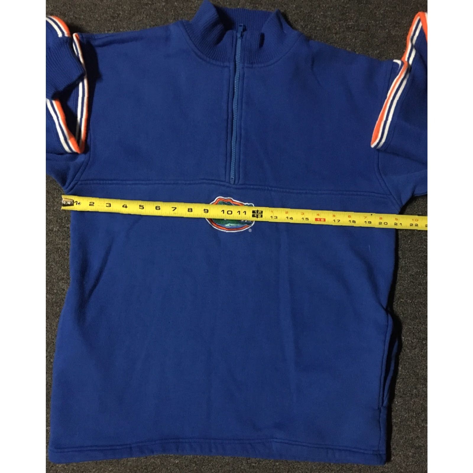 Logo Athletic Vtg 90s Florida Gators 1/2 Zip Hoodie M Blue Striped College Football Logo Athletic Men Size M Shirt? Size US M / EU 48-50 / 2 - 6 Thumbnail
