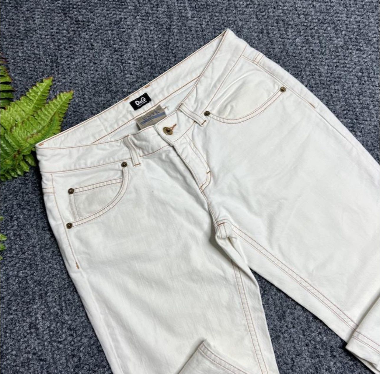 Dolce & Gabbana Dolce & Gabbana jeans vintage white outfits street wear Size 25" / US 0 / IT 36 - 4 Thumbnail
