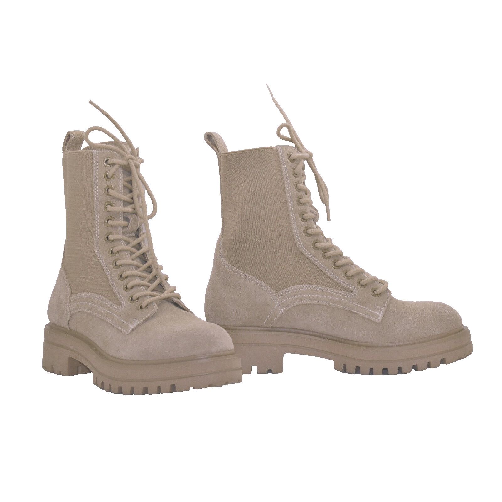 STEVE MADDEN Kenny Suede Platform Combat Boot Shoes Sz M