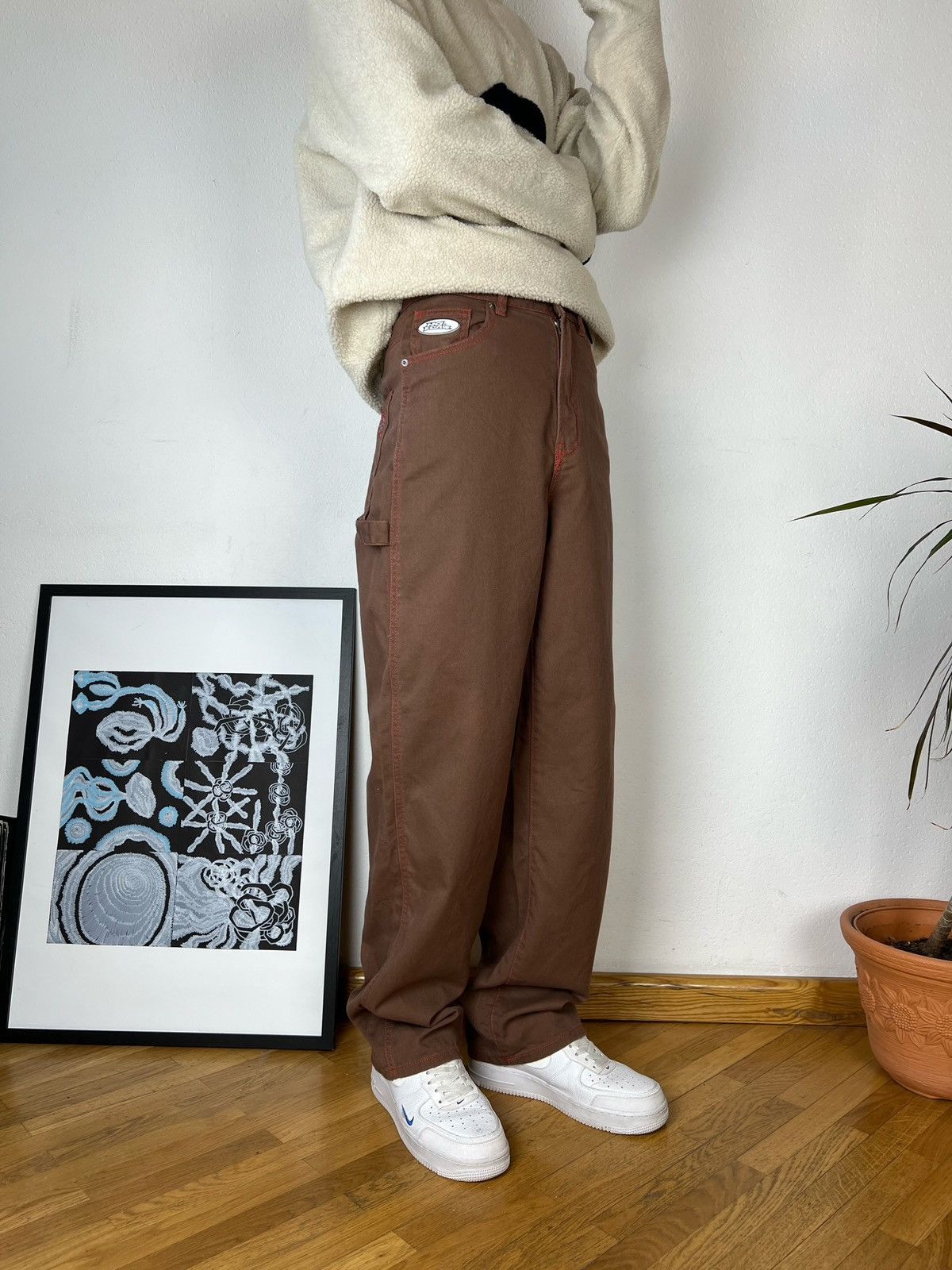 No Fear × Vintage Vintage Baggy Jeans No Fear Hype Style Size US 27 - 6 Thumbnail