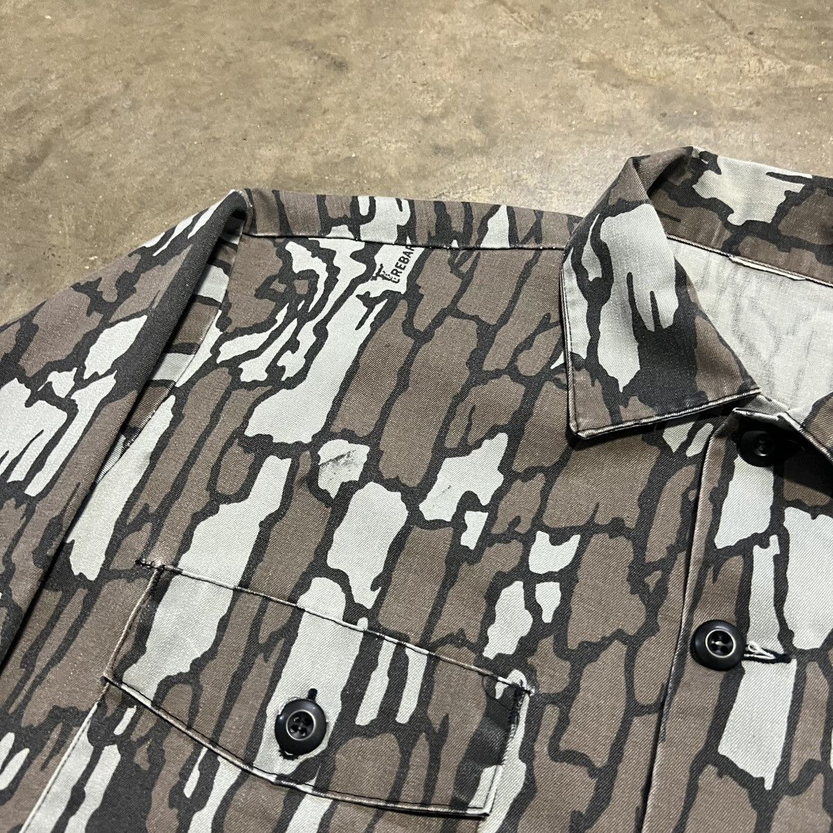 Vintage Vintage Camo Military Field Jacket Fatigue Hunting Trebark Size US XL / EU 56 / 4 - 3 Thumbnail