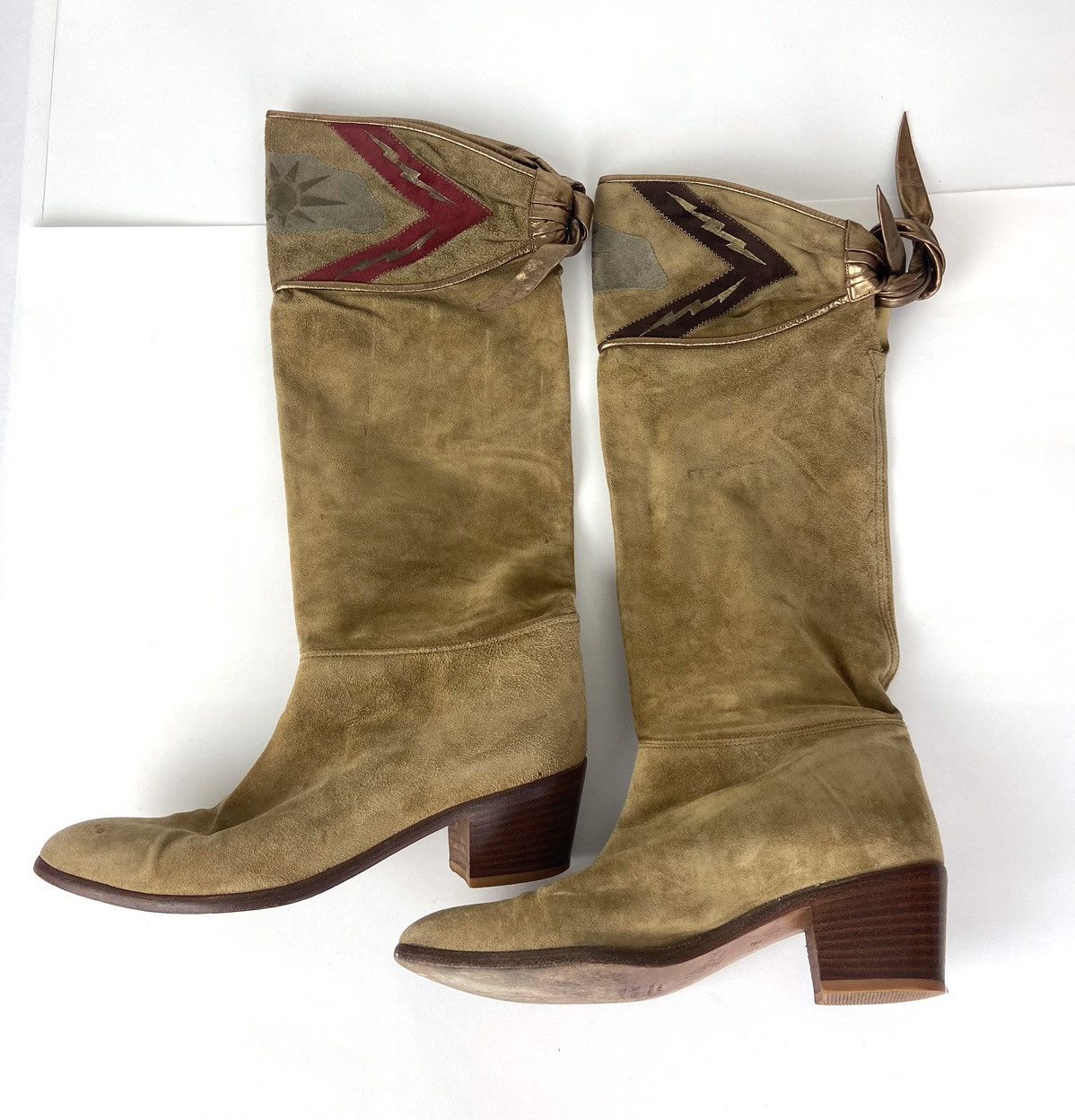 Vintage Vintage JOAN And DAVID Couture Womens Suede Boots 6 M Size US 6 / IT 36 - 10 Thumbnail