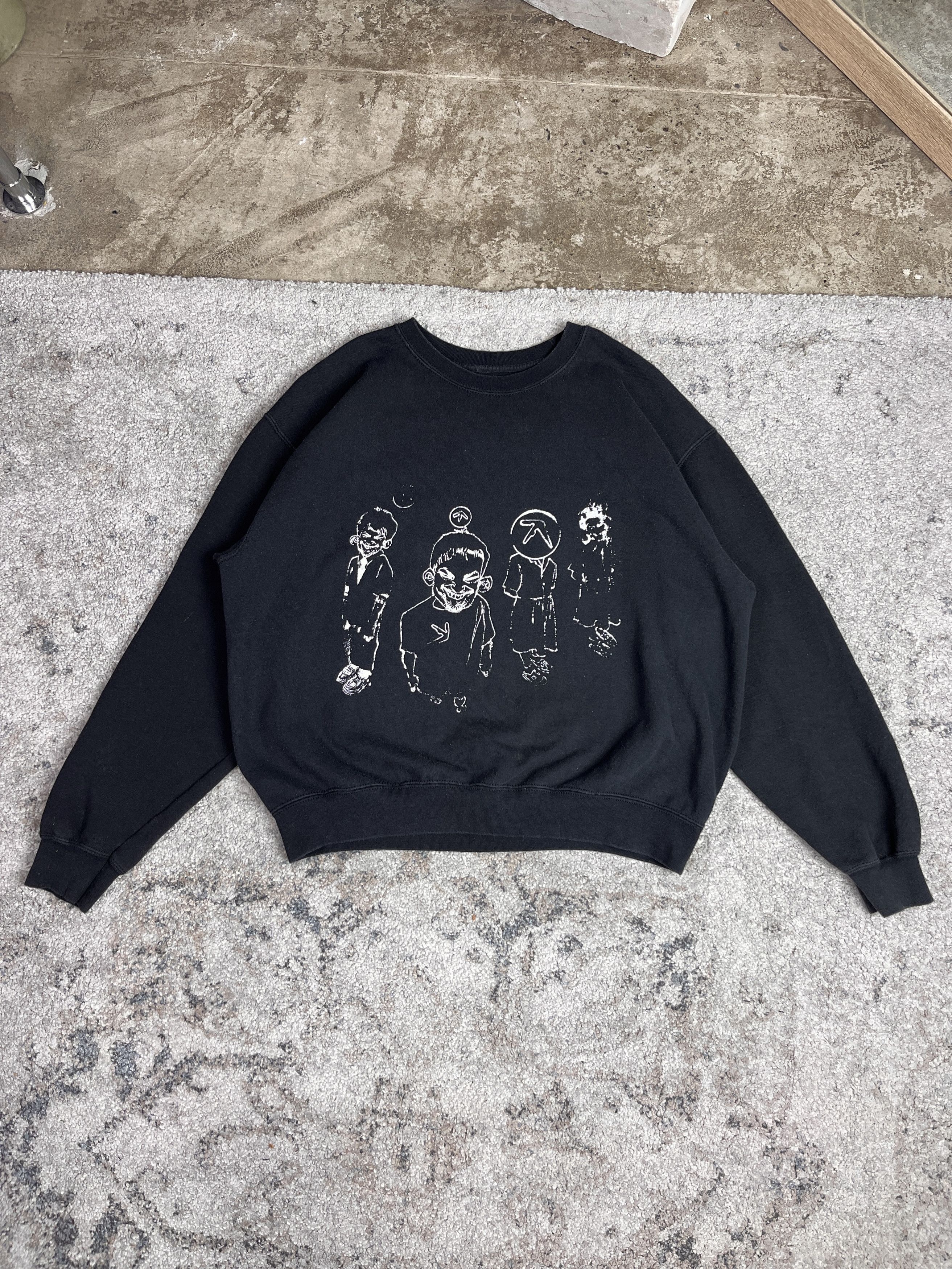 Vintage APHEX TWIN "COME TO DADDY" SWEATSHIRT - № 1651 Size US L / EU 52-54 / 3 - 1 Thumbnail