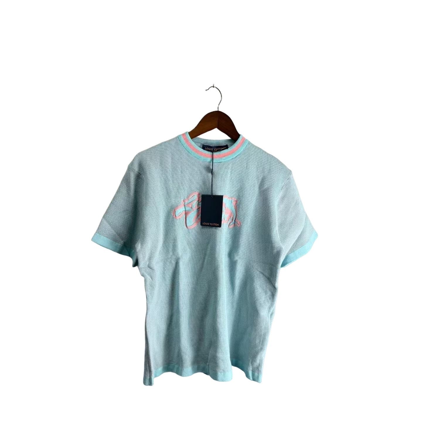 Louis Vuitton Louis Vuitton Dolphin Logo Knit T-Shirt Size M Size US M / EU 48-50 / 2 - 1 Thumbnail