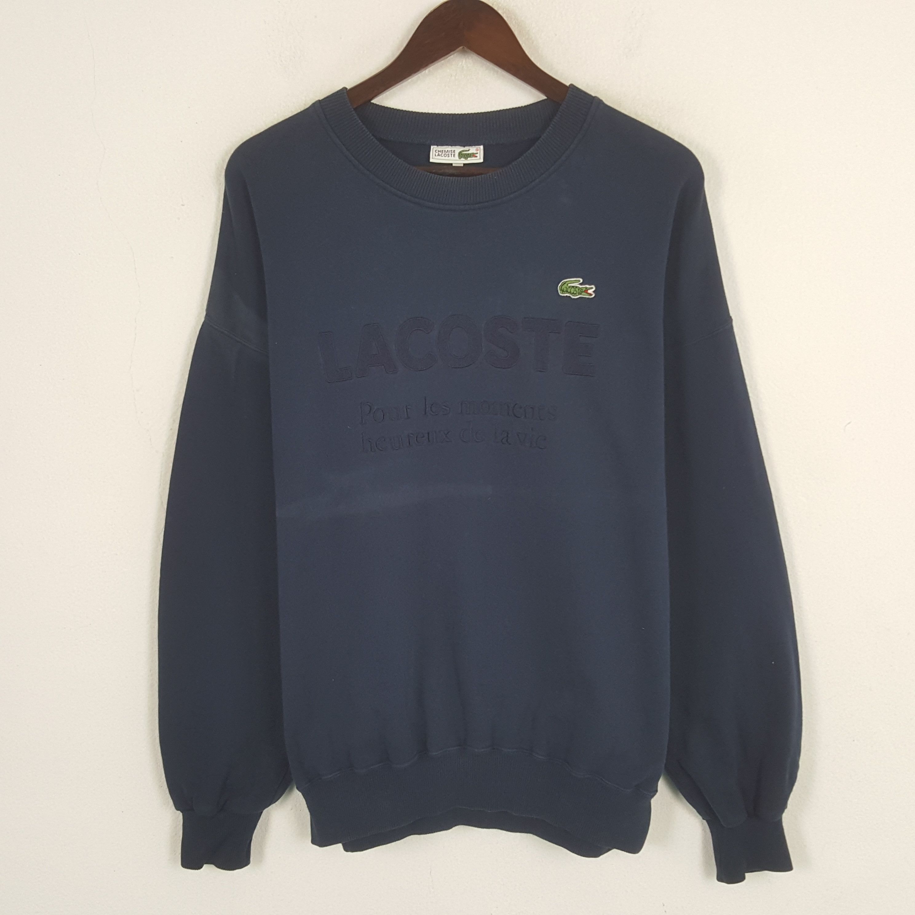Lacoste × Vintage Vintage Lacoste Sweatshirt Size US M / EU 48-50 / 2 - 1 Thumbnail