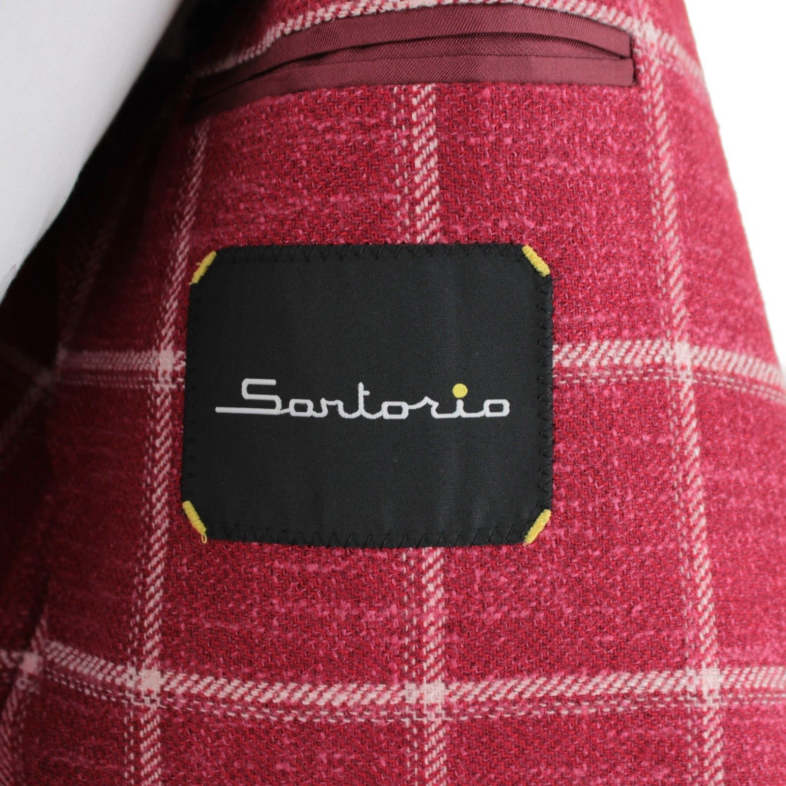 SARTORIO Sartorio Sport Coat Size 42 Regular US in Red Size 42R - 7 Thumbnail