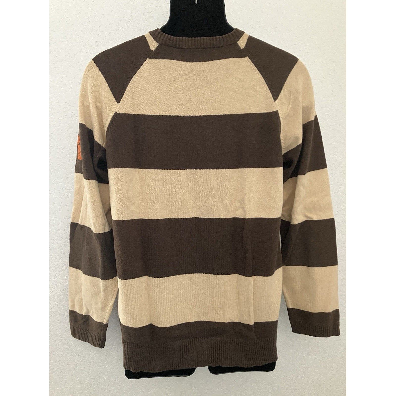 Paul Frank Paul Frank Rugby Stripe Knit Pullover Sweater Y2K Small Brow Size US S / EU 44-46 / 1 - 2 Thumbnail