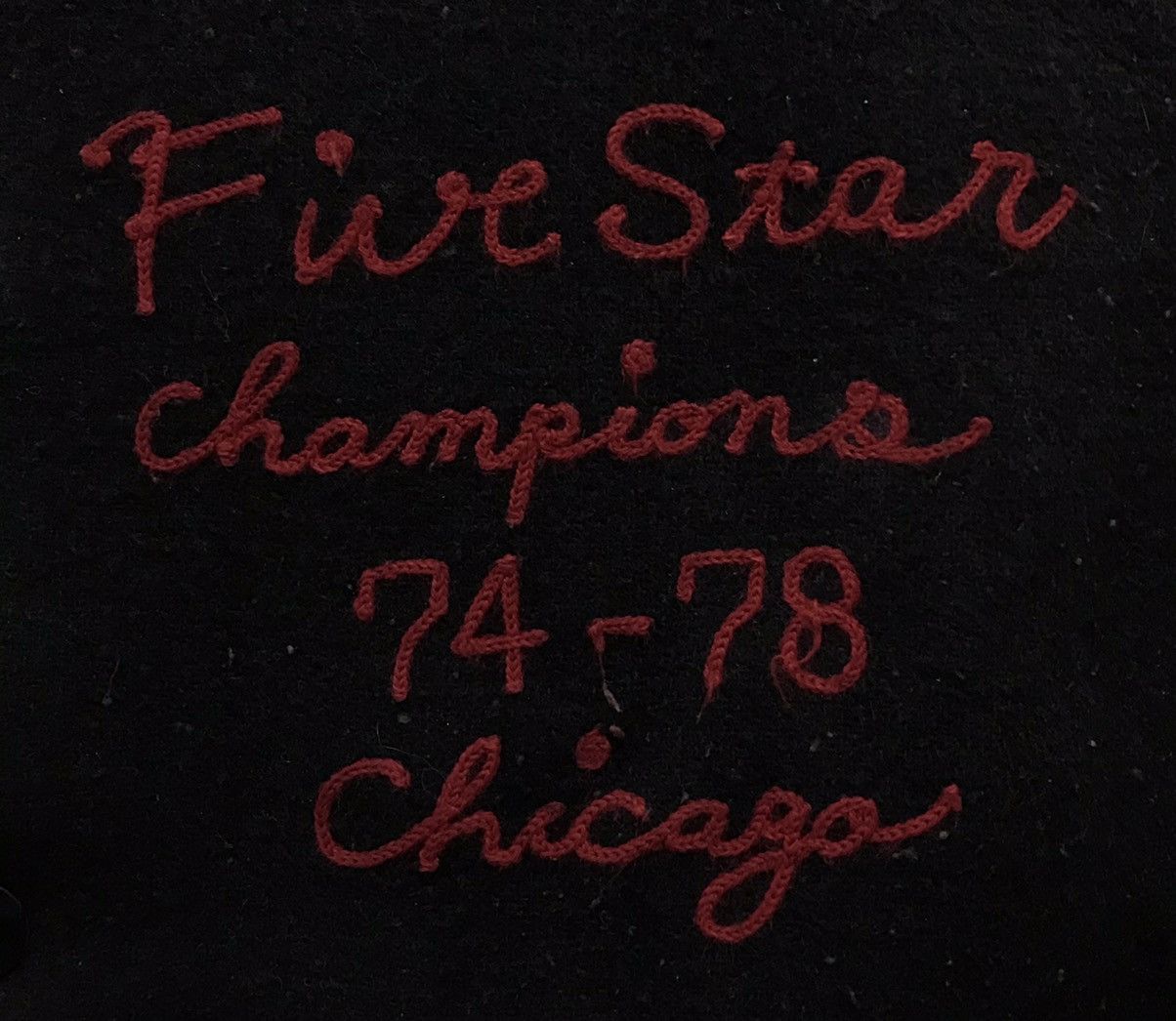 Vintage Vintage Houston Five Star Champion 74-78 Varsity Jacket Size US M / EU 48-50 / 2 - 5 Thumbnail