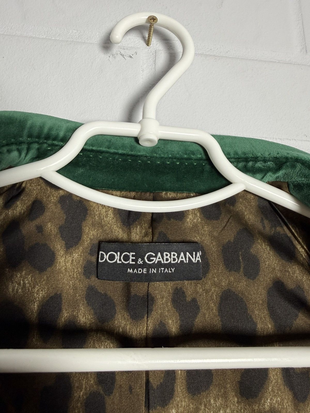 Dolce & Gabbana Dolce & Gabbana Velour Trouser Suit Green IT 40-42 US 4-6 Size XS / US 0-2 / IT 36-38 - 11 Thumbnail