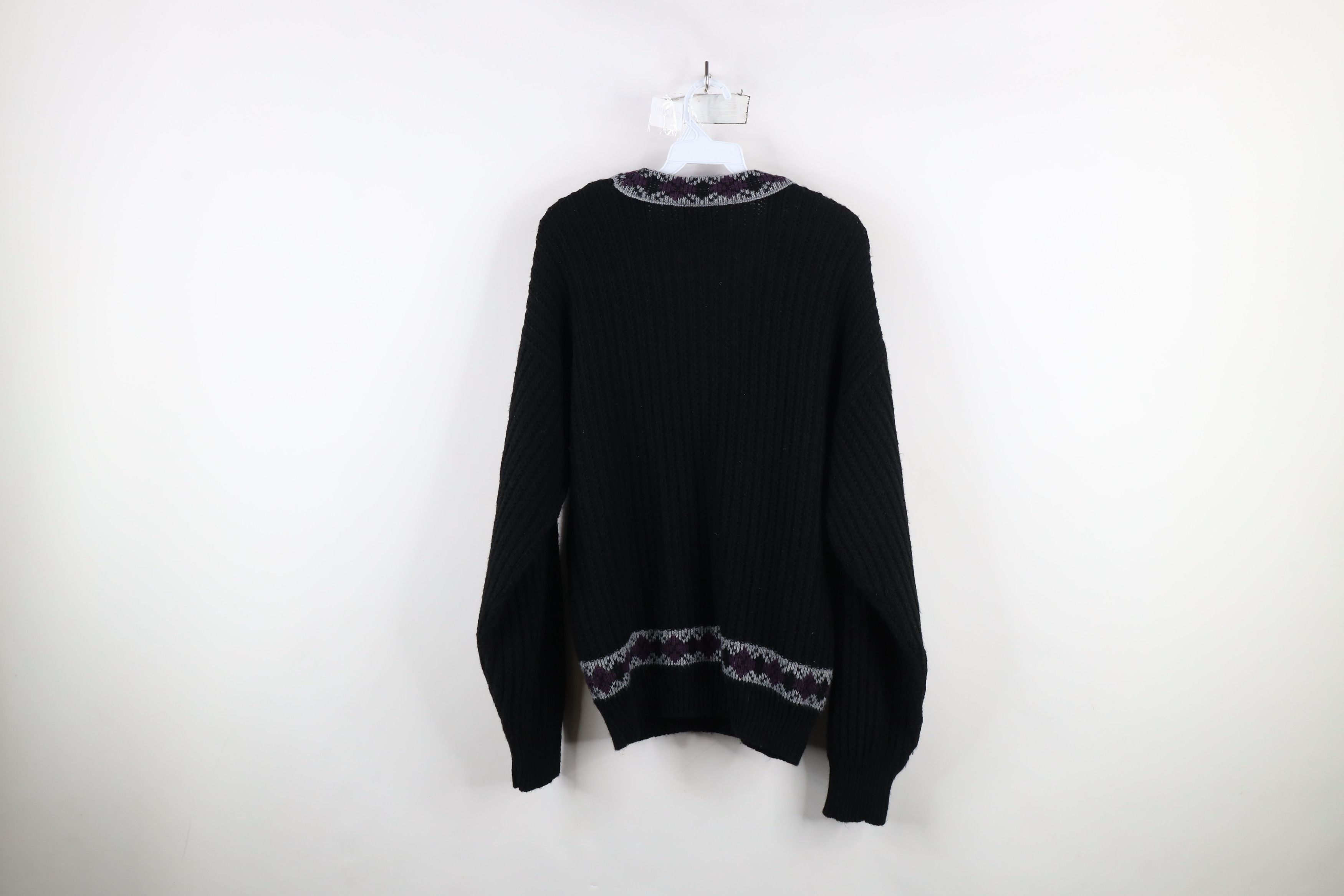 Vintage Vintage 80s 90s Dapper Ribbed Knit V-Neck Sweater USA Size US M / EU 48-50 / 2 - 11 Thumbnail