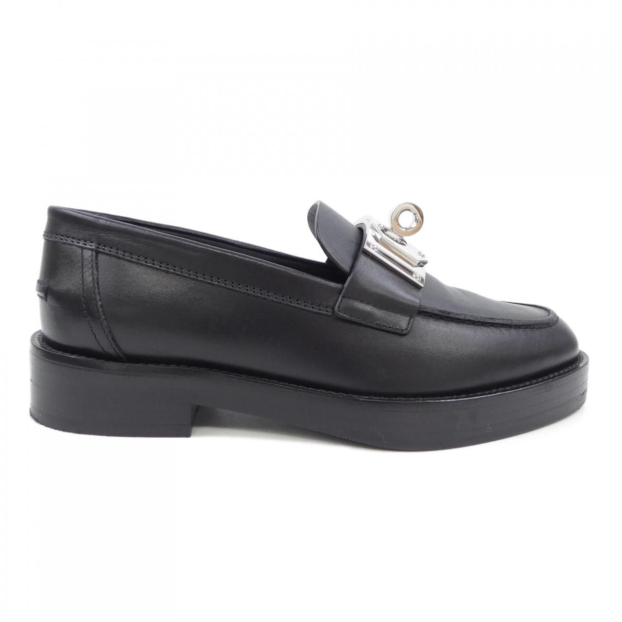 Hermes Hermes Hermes Hot Oversize Kelly Buckle Calf Shoes Leather Shoes DUTY FREE for USA Size ONE SIZE - 1 Thumbnail