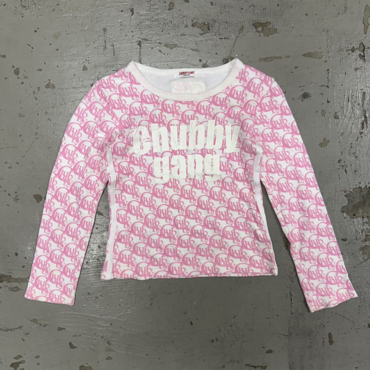 Japanese Brand Chubby Gang Japan Monogram Long Sleeve Tee Size XS / US 0-2 / IT 36-38 - 1 Thumbnail