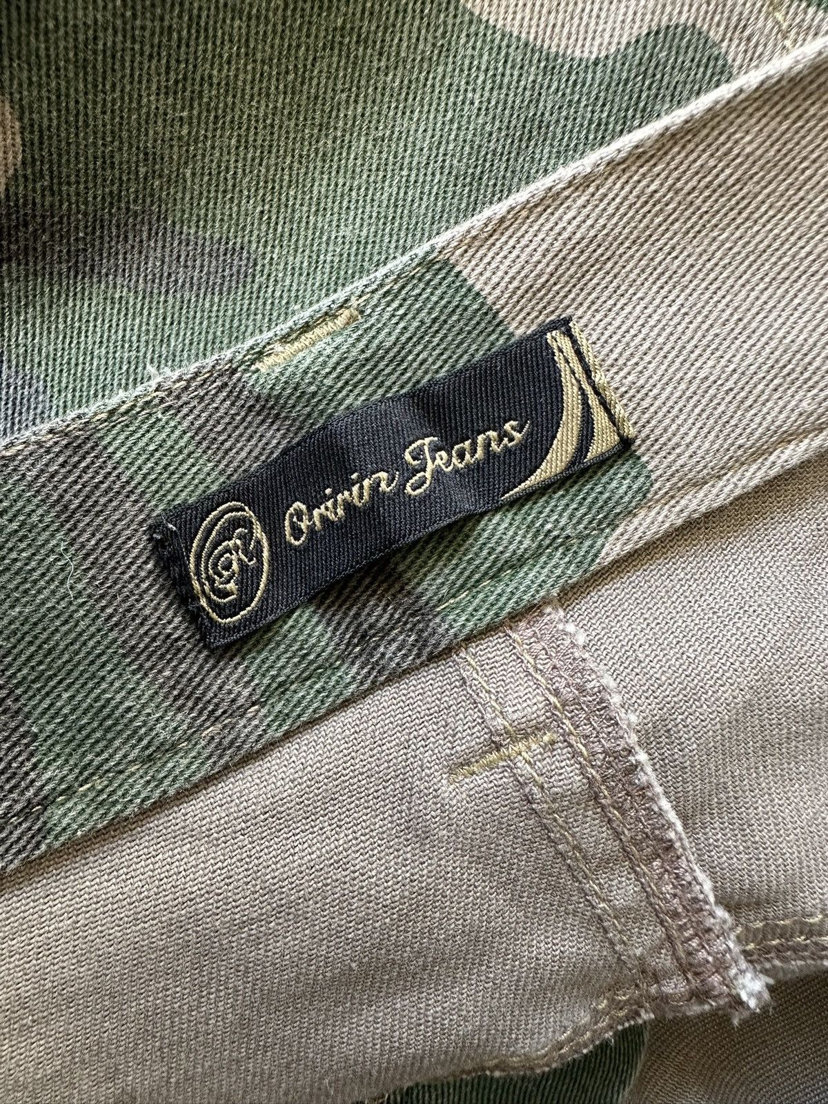 If Six Was Nine 2000's Oririn Jeans - jrock camo pant Size US 31 - 19 Thumbnail
