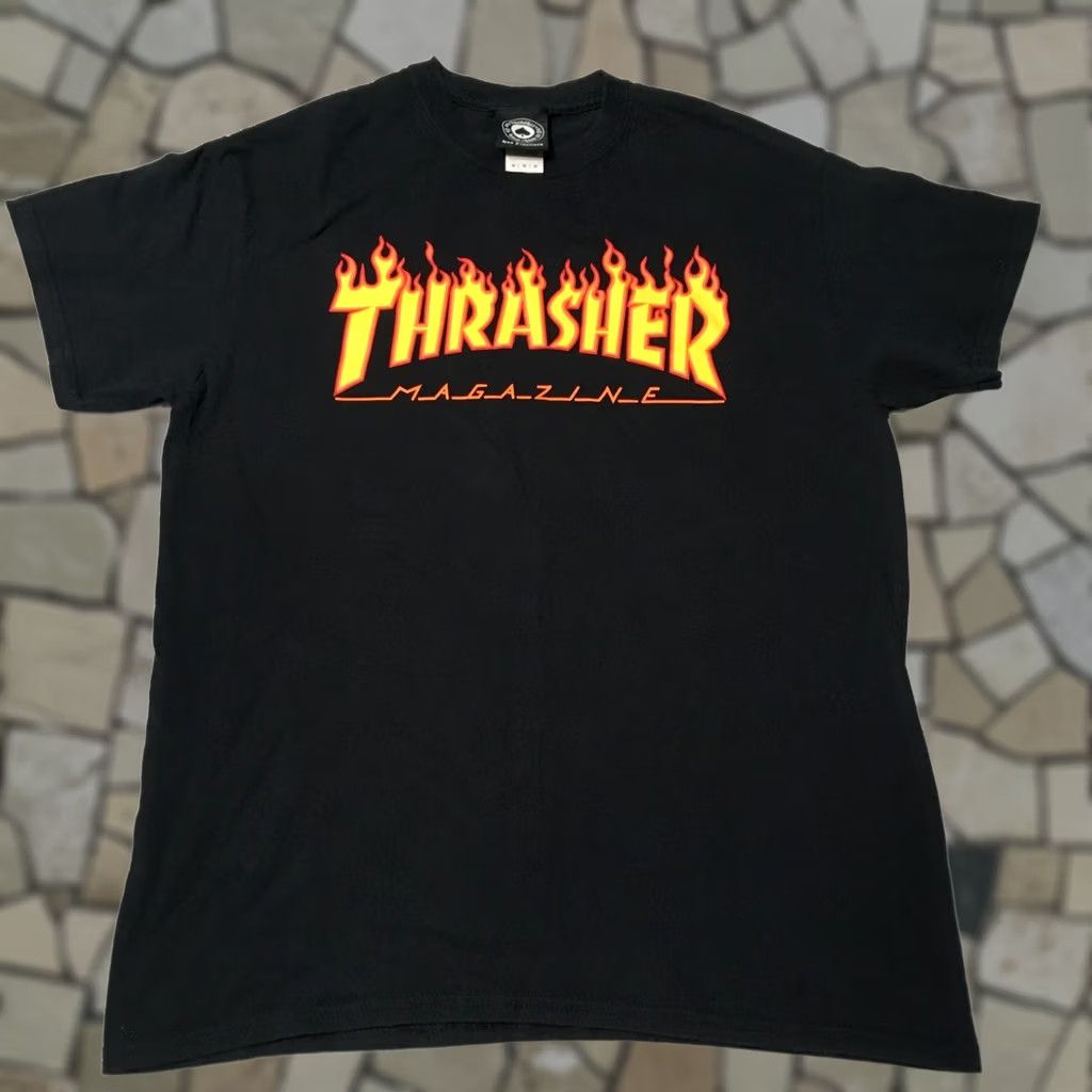 Thrasher Thrasher magazine Shirt Mens Medium Black Logo DR. DRE live to skate t Size US M / EU 48-50 / 2 - 1 Thumbnail