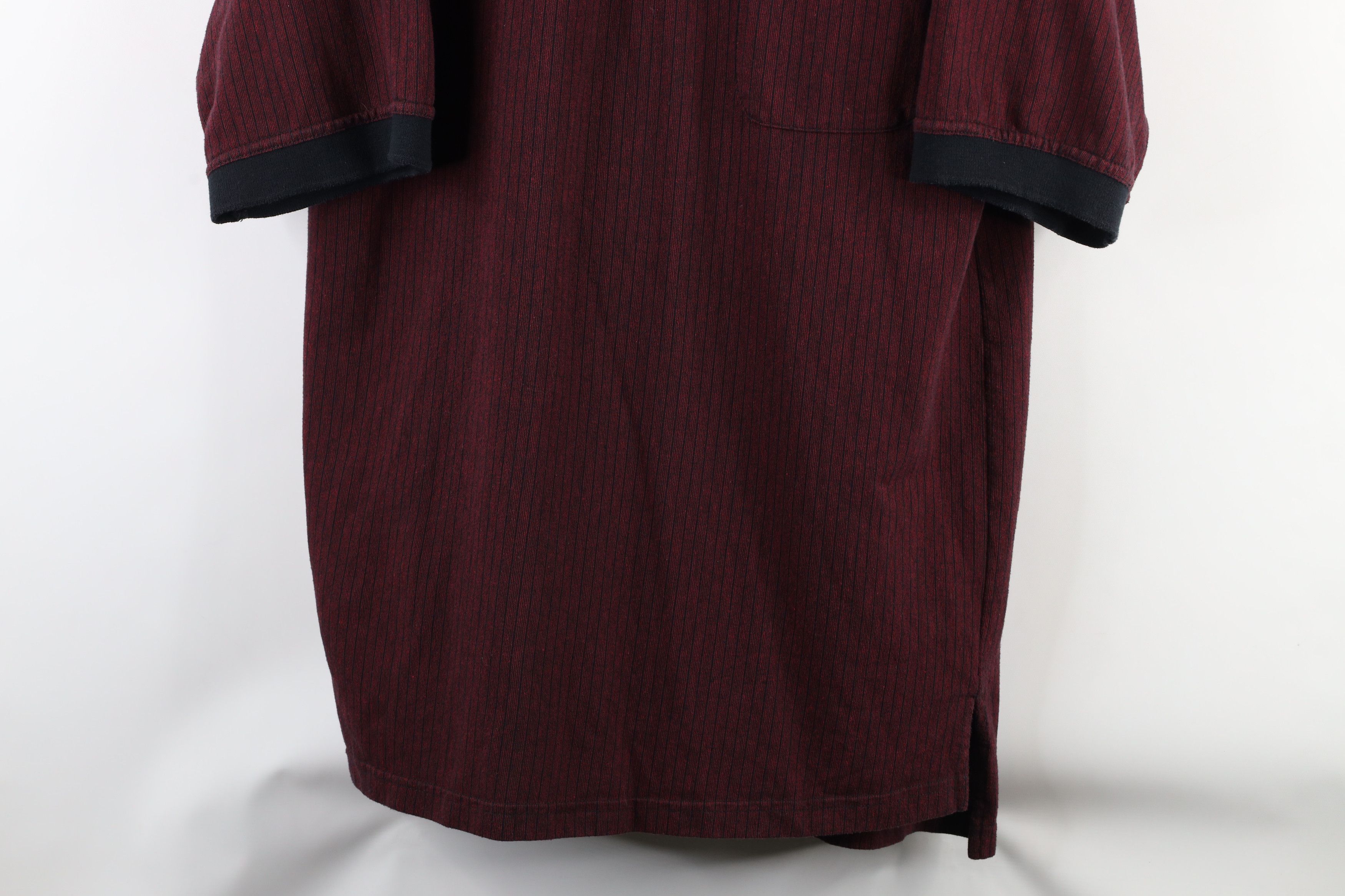Vintage Vintage 90s Streetwear Striped Knit Collared Polo Shirt Size US L / EU 52-54 / 3 - 3 Thumbnail