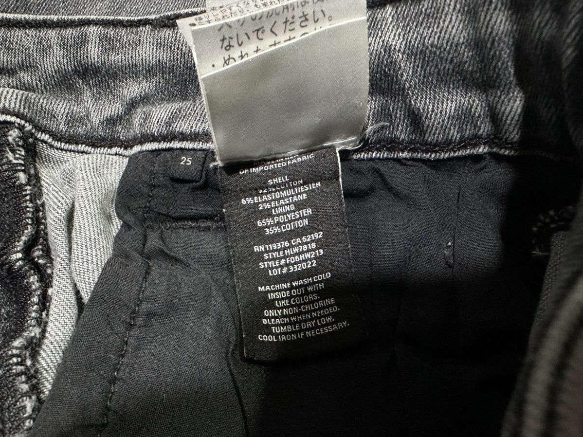 Helmut Lang 🔥Y2K Helmut Lang Denim Ankle Skinny Grey Size 25" / US 0 / IT 36 - 12 Thumbnail