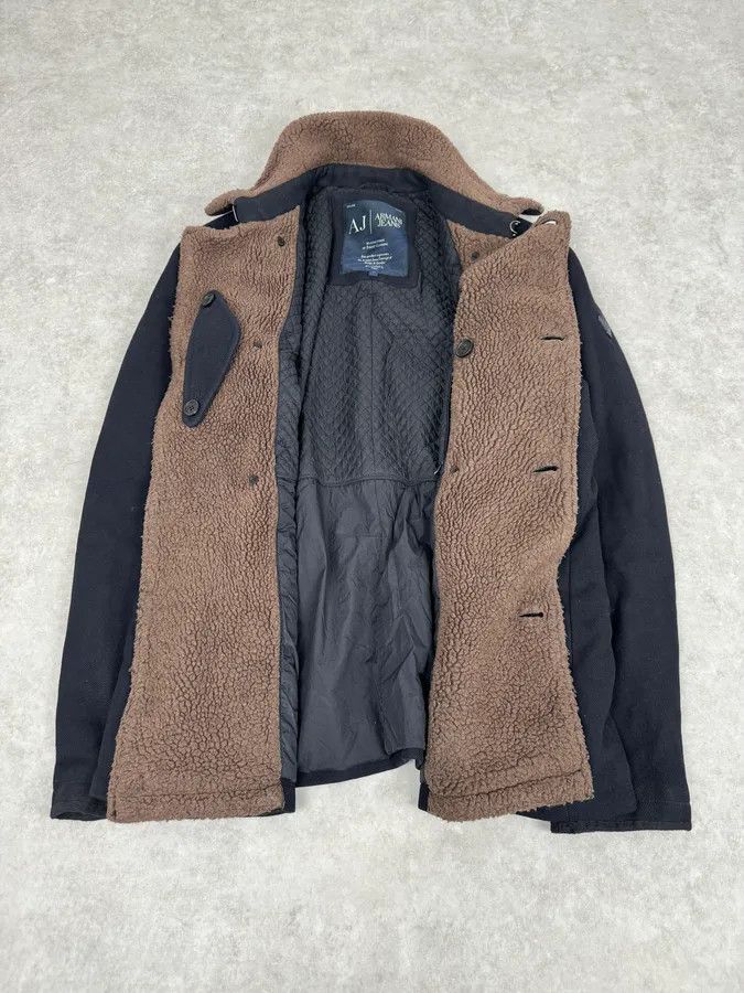 Armani 2000s Armani Navy Wool Peacoat Jacket Size US M / EU 48-50 / 2 - 10 Thumbnail
