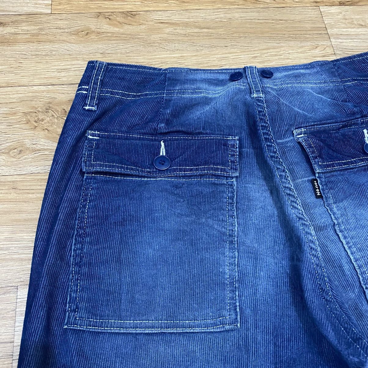 Ne-Net 90s Ne-Net By Issey Miyake Fatigue Blue Corduroy Pants Size US 30 / EU 46 - 10 Thumbnail