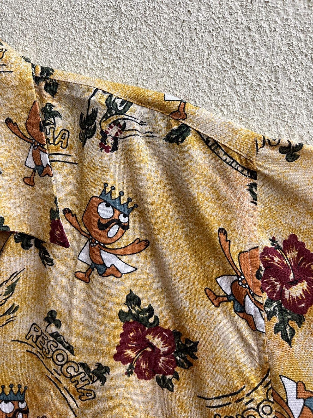Vintage Resocha JAL Japan Hula Girl Oversized Rayon Hawaiian Size US L / EU 52-54 / 3 - 8 Thumbnail