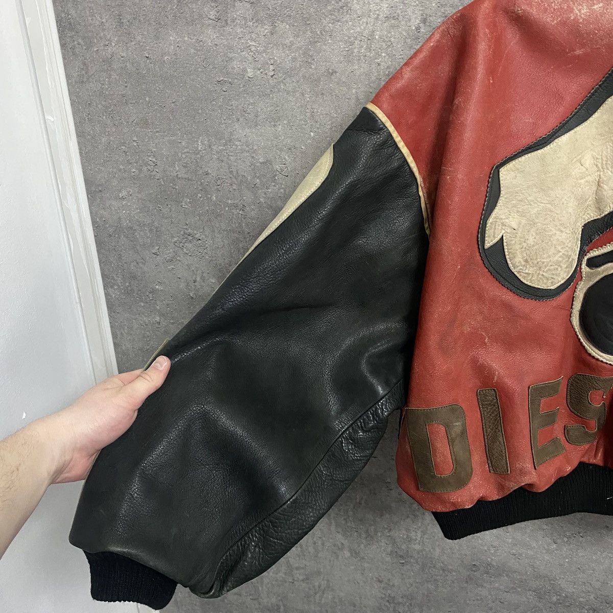 Diesel Vintage Diesel Leather Biker Racing Jacket Archive Y2K Size US L / EU 52-54 / 3 - 4 Thumbnail