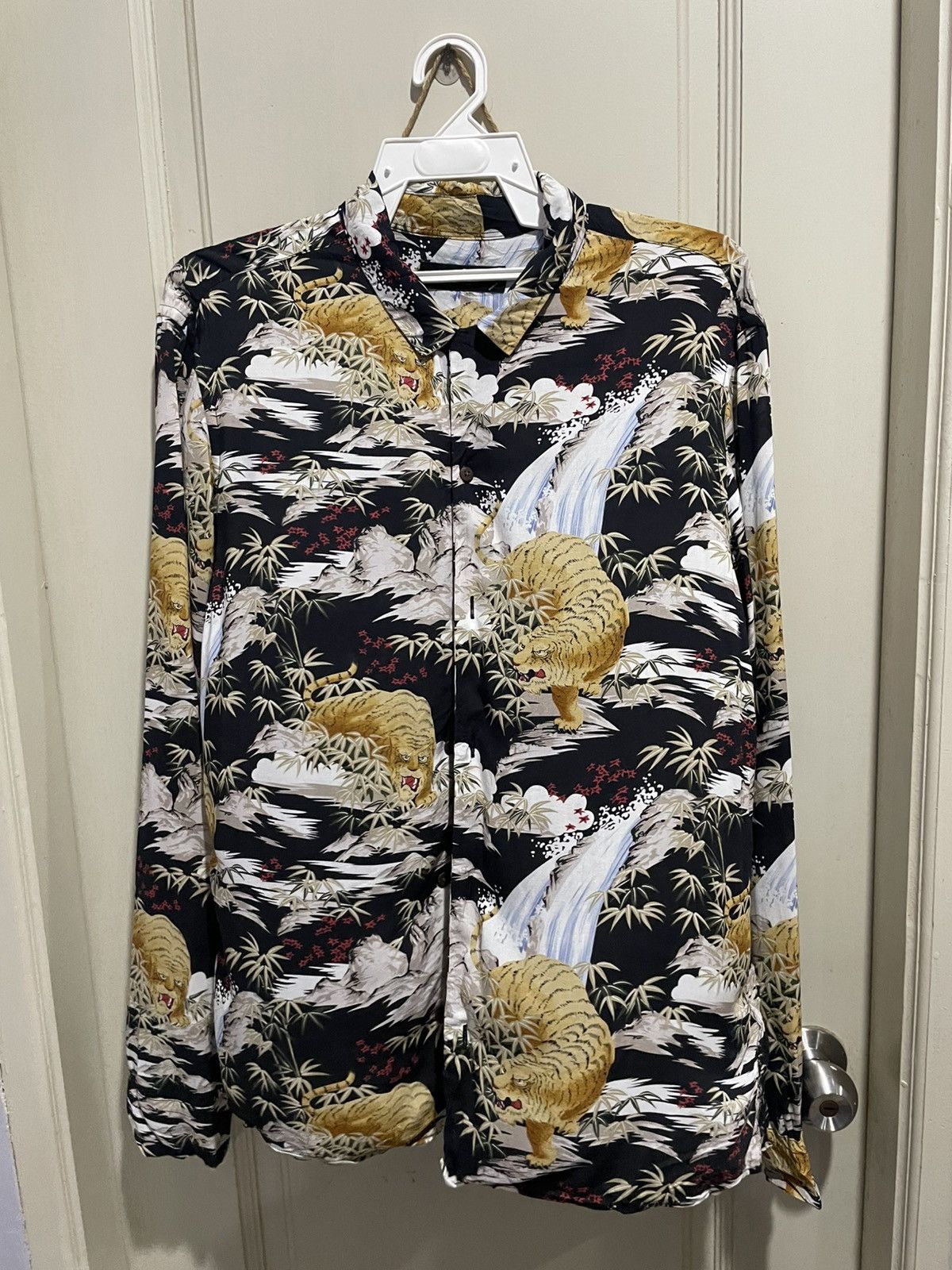 Allsaints Allsaints Traditional Japan Yakuza Style Shirts Size US S / EU 44-46 / 1 - 16 Thumbnail