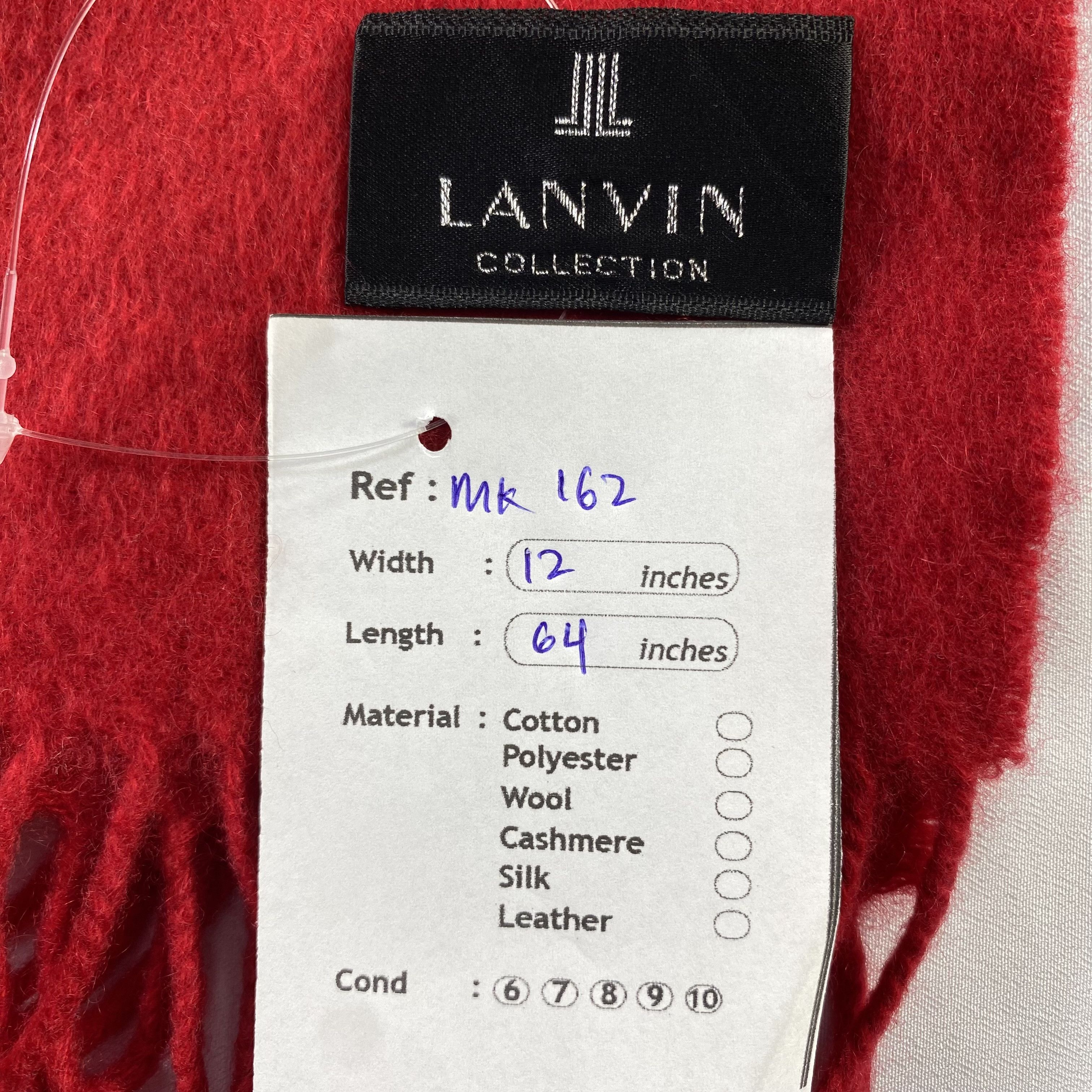 Lanvin Lanvin Scarf Scarf / Muffler / Neckwear Size ONE SIZE - 5 Thumbnail