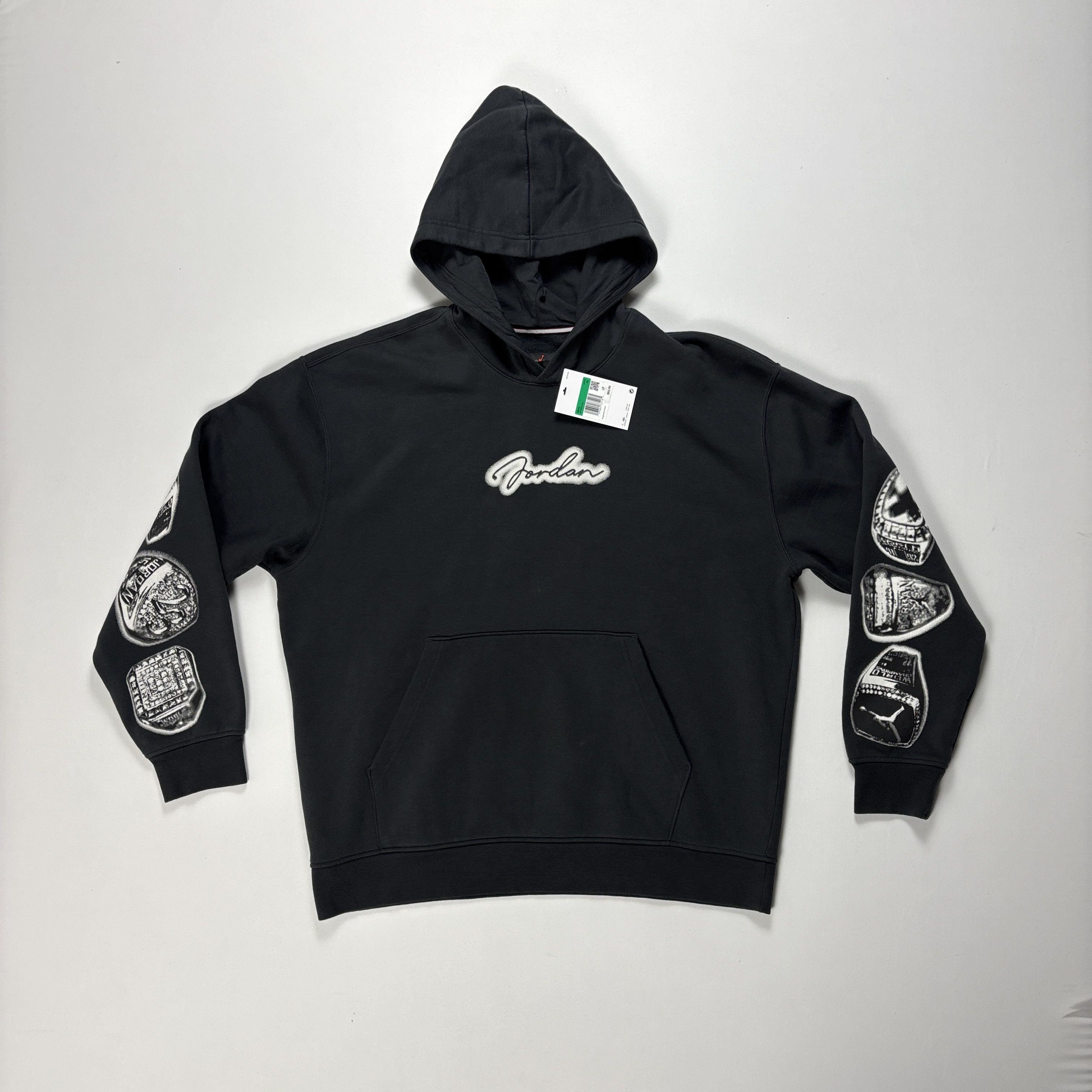Jordan Brand Jordan Mens Six Rings MVP Hoodie Black Sz XL Sweatshirt NWT Size US XL / EU 56 / 4 - 1 Thumbnail