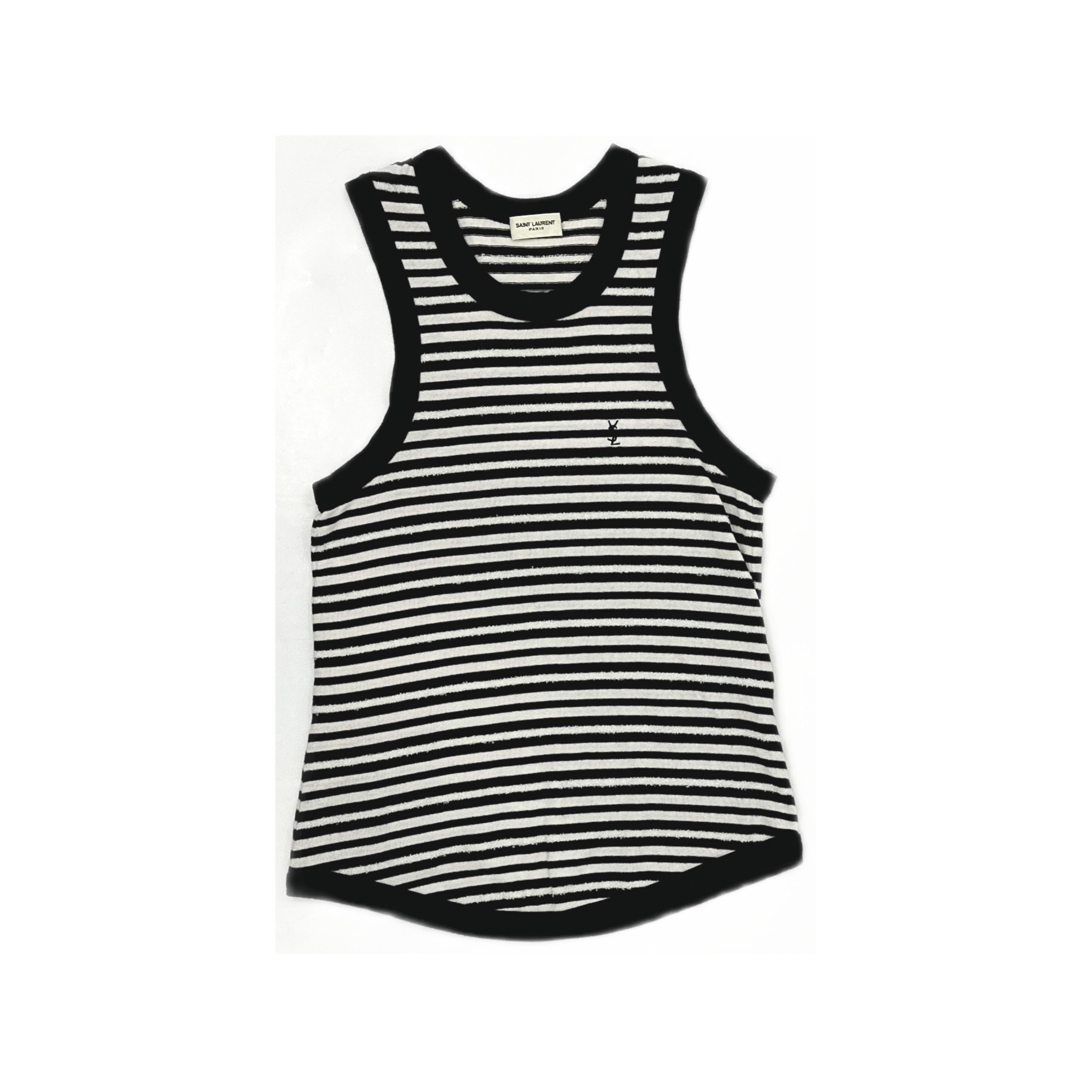 Saint Laurent Paris Saint Laurent Striped Tank Top Size S Size S / US 4 / IT 40 - 1 Thumbnail