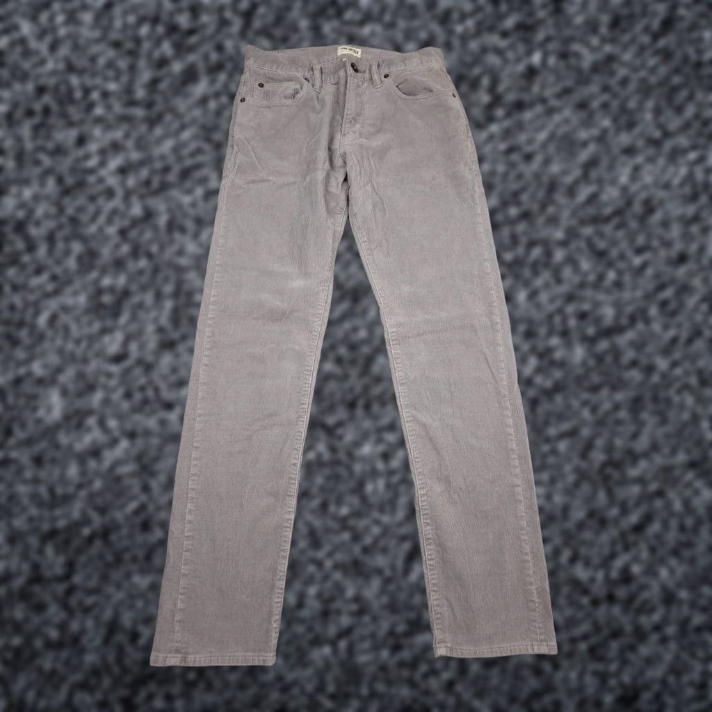 Todd Snyder Todd Snyder Pants Men 28 x 32 Gray Slim Stretch Corduroy Slim Straight Size US 28 / EU 44 - 1 Thumbnail
