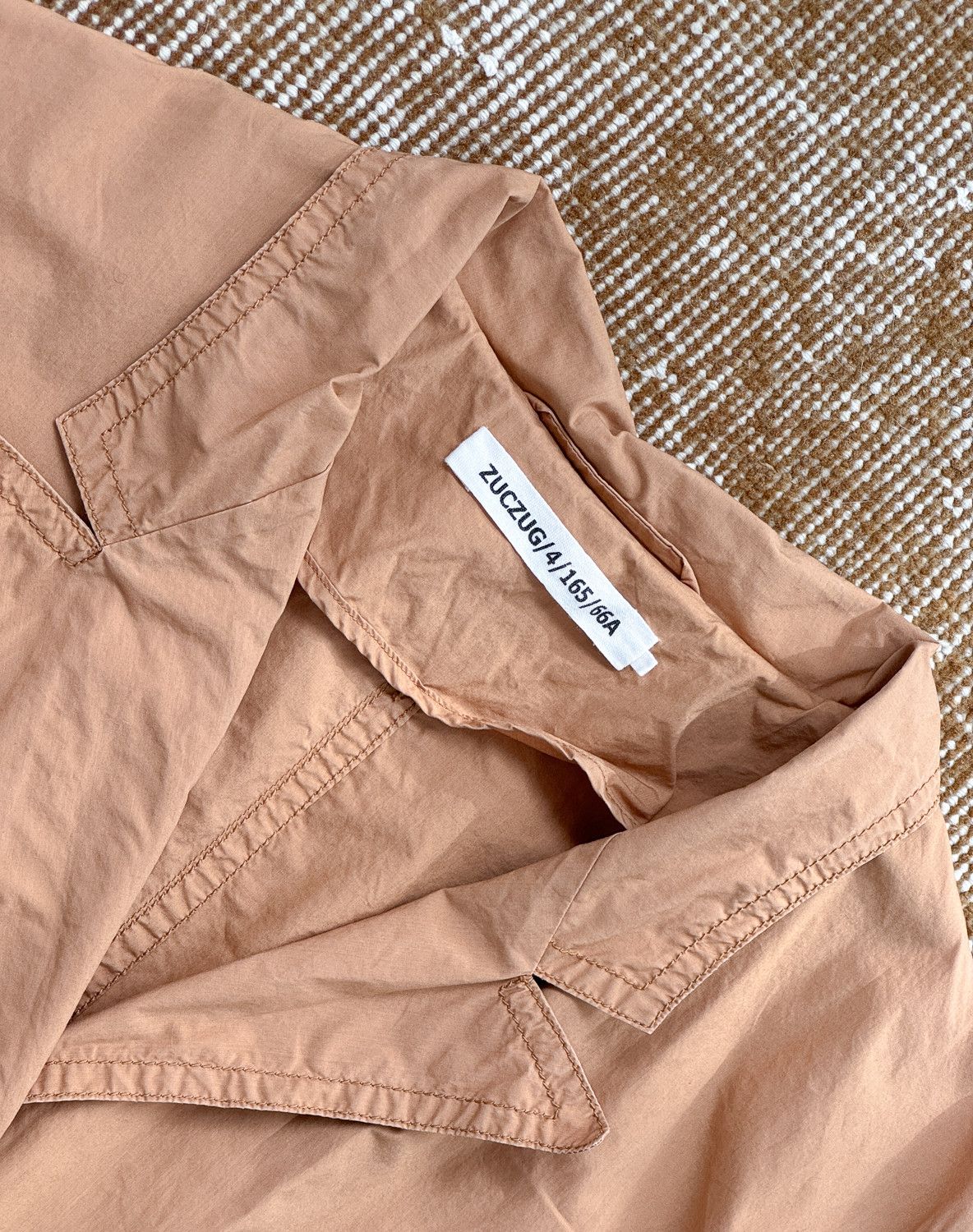 Vintage Zuczug Overall Cotton Beige 165 Size 30" / US 8 / IT 44 - 4 Thumbnail