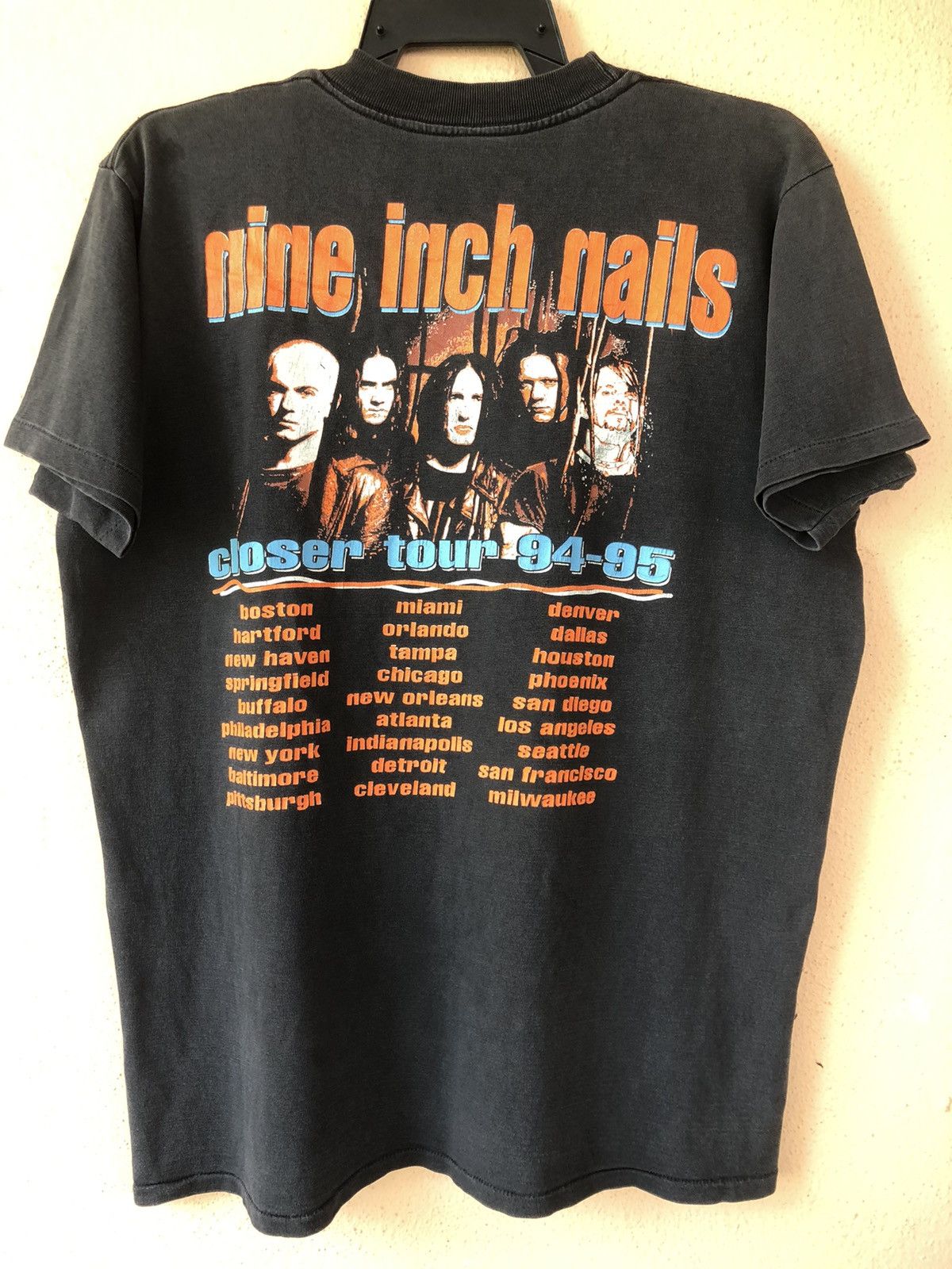 Band Tees × Vintage Vintage 90s NINE INCH NAILS Closer Tour Size US L / EU 52-54 / 3 - 2 Thumbnail
