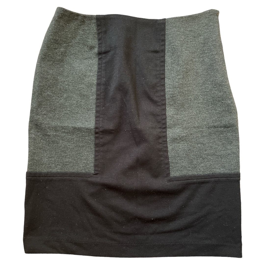 Worthington Worthington Gray Black Knee Length Pencil Skirt, US4 Size 27" / US 4 / IT 40 - 1 Thumbnail