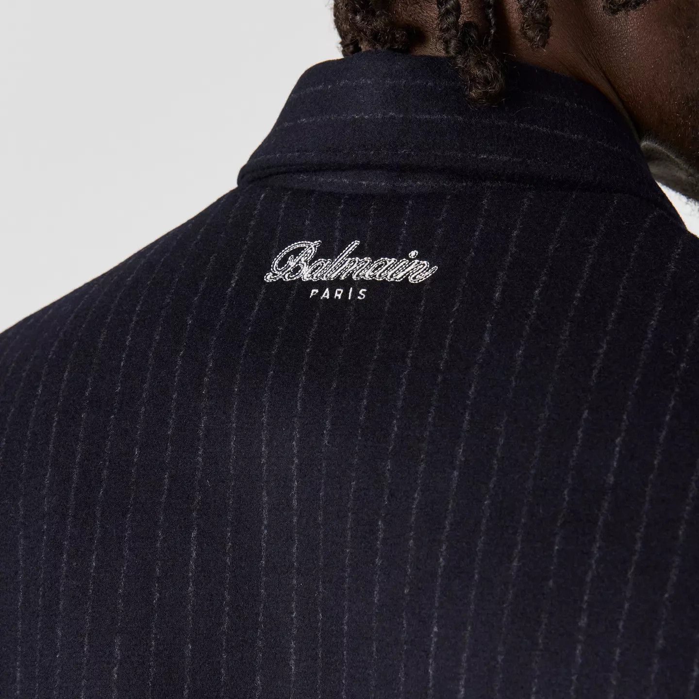 Balmain o1g2r1mq0426 Structured Varsity Jacket in Blue/Black Size US S / EU 44-46 / 1 - 5 Thumbnail